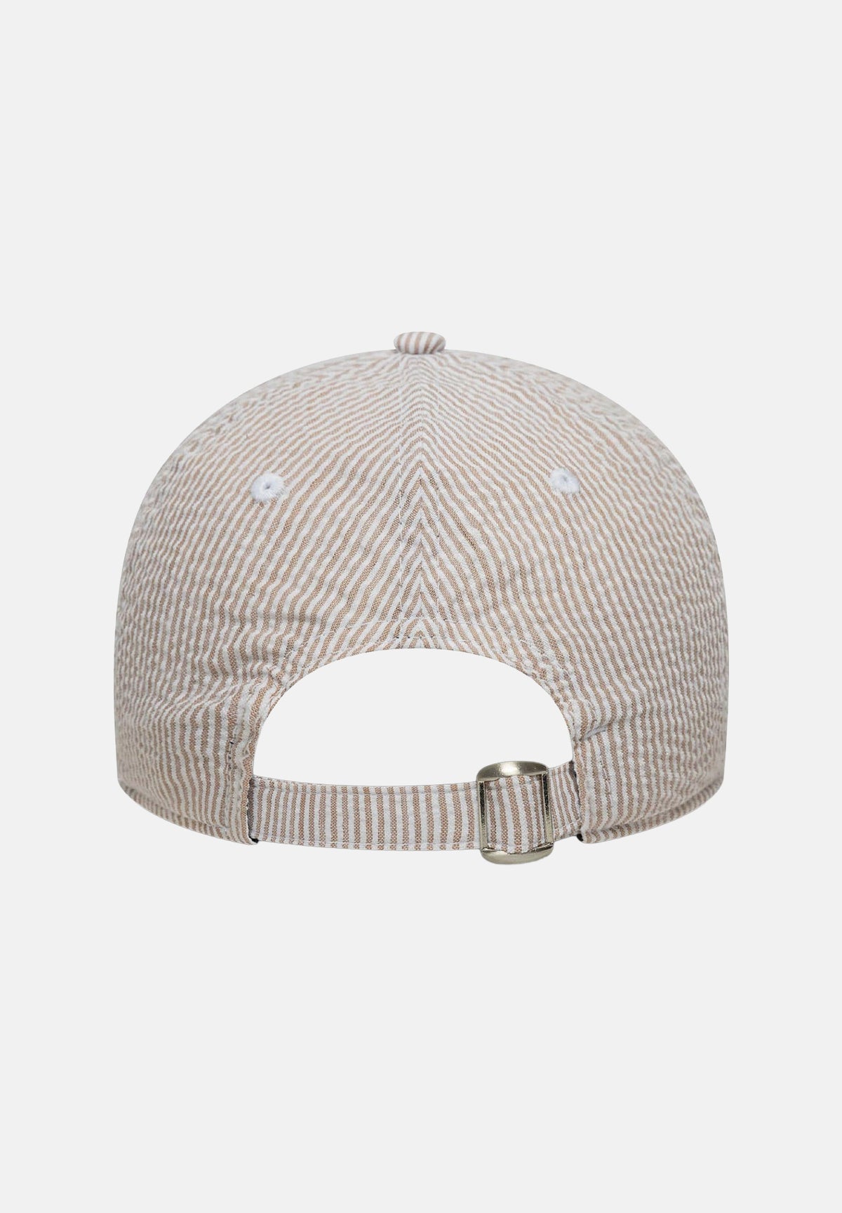NEW ERA Cappello con visiera 9TWENTY Athletics MLB Seersucker beige per uomo e donna 60667565 . NEW ERA