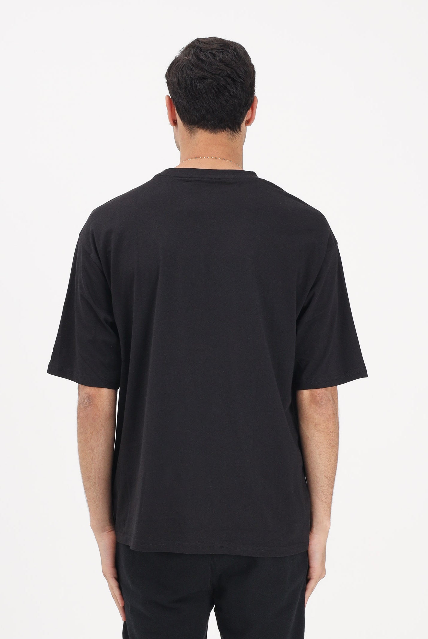 NEW ERA T-shirt a manica corta nera per uomo e donna con logo 60675746 . NEW ERA