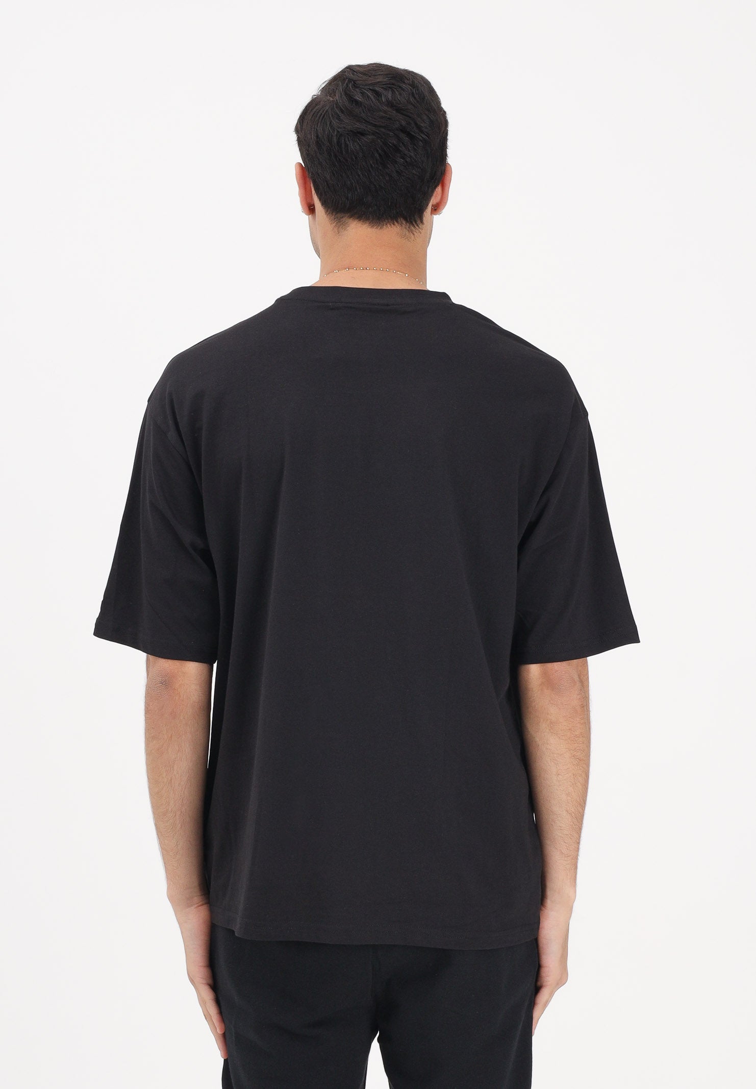NEW ERA T-shirt a manica corta nera per uomo e donna con logo 60675746 . NEW ERA