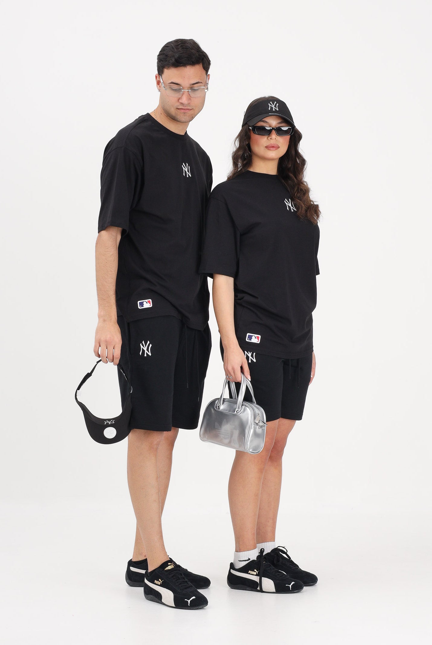 NEW ERA Shorts sportivo New York Yankees MLB League Essential nero per uomo e donna 60675757 . NEW ERA
