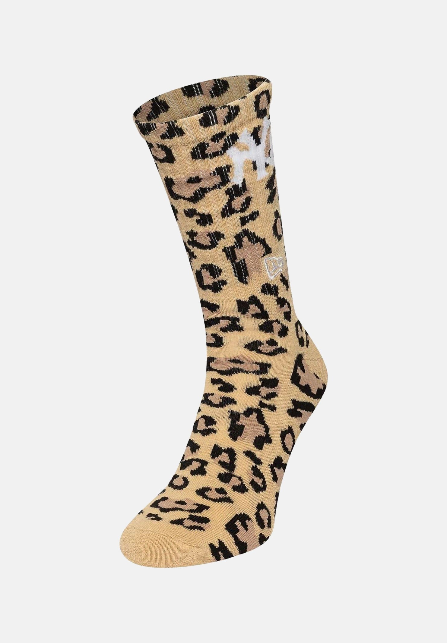 NEW ERA Calzini New York Yankees MLB Leopard beige da donna 60684245 . NEW ERA
