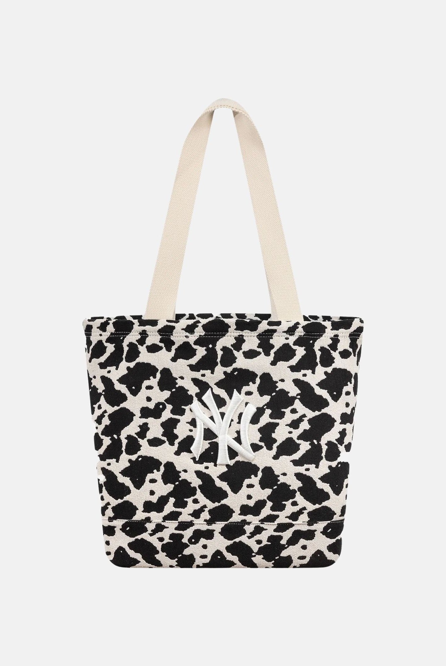 NEW ERA Shopper New York Yankees MLB panna e nera da donna con stampa cow 60771254 . NEW ERA