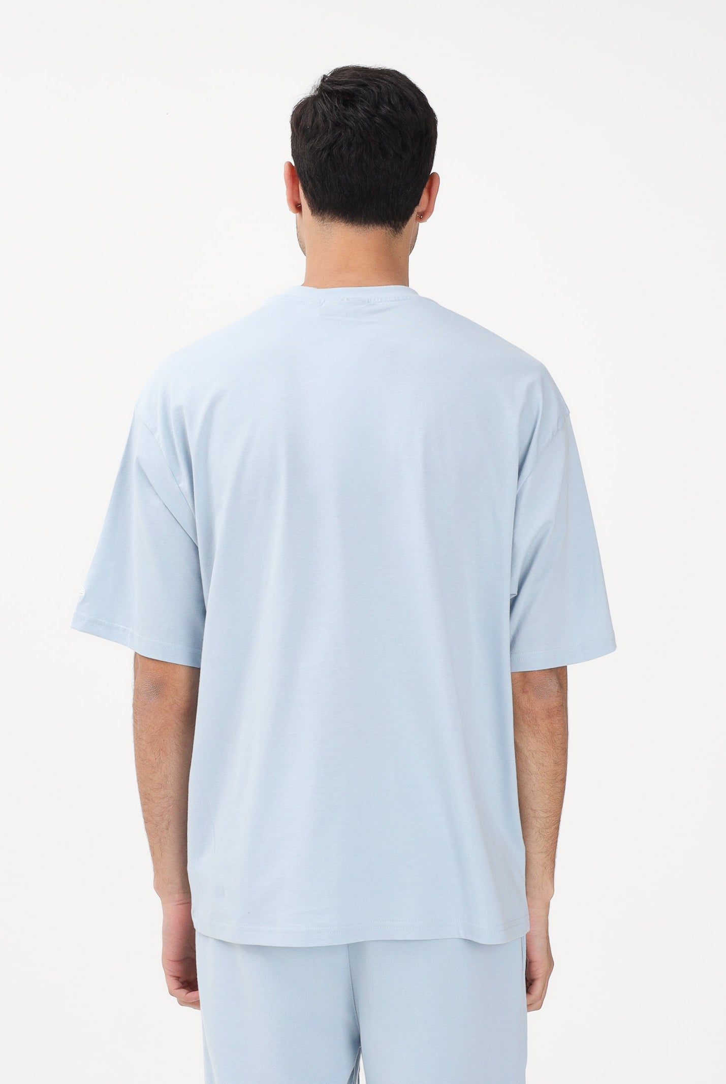 NEW ERA T-shirt a manica corta MLB League Essential Midi New York Yankees celeste per uomo e donna 60771500 . NEW ERA