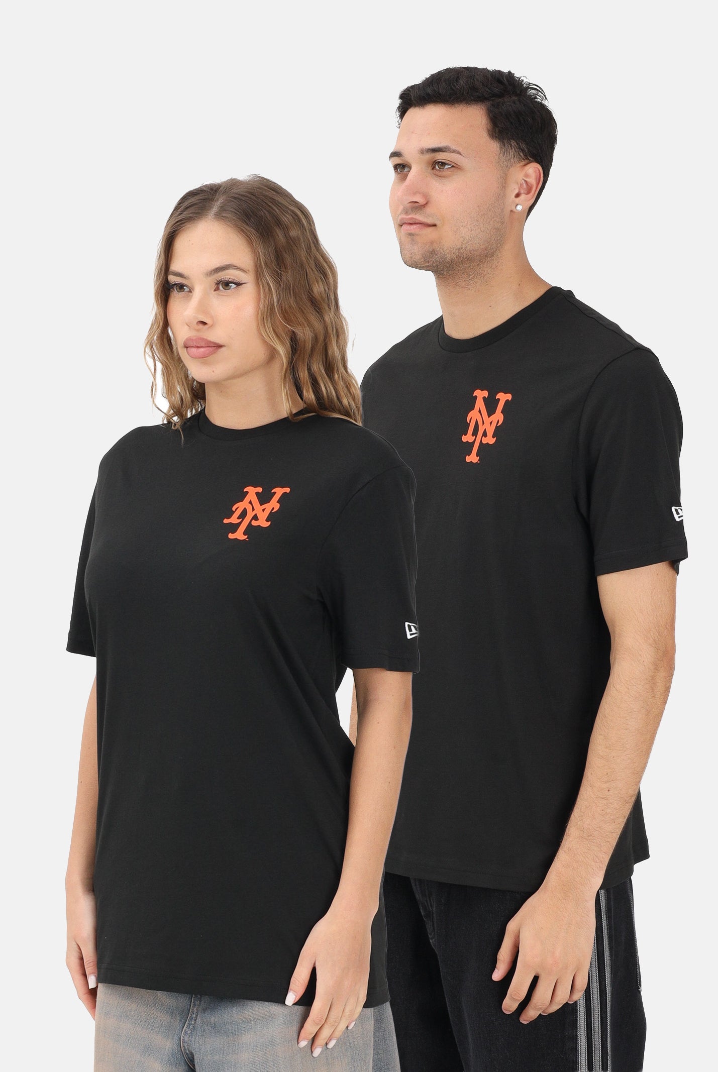 NEW ERA T-shirt a manica corta New York Mets MLB Food Graphic nera per uomo e donna 60771505 . NEW ERA