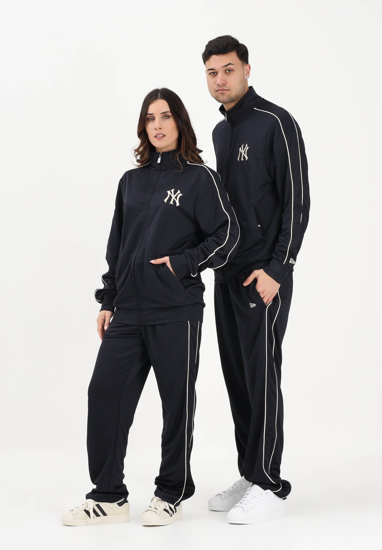 NEW ERA Pantalone sportivo New York Yankees MLB Piping blu per uomo e donna 60771580 . NEW ERA