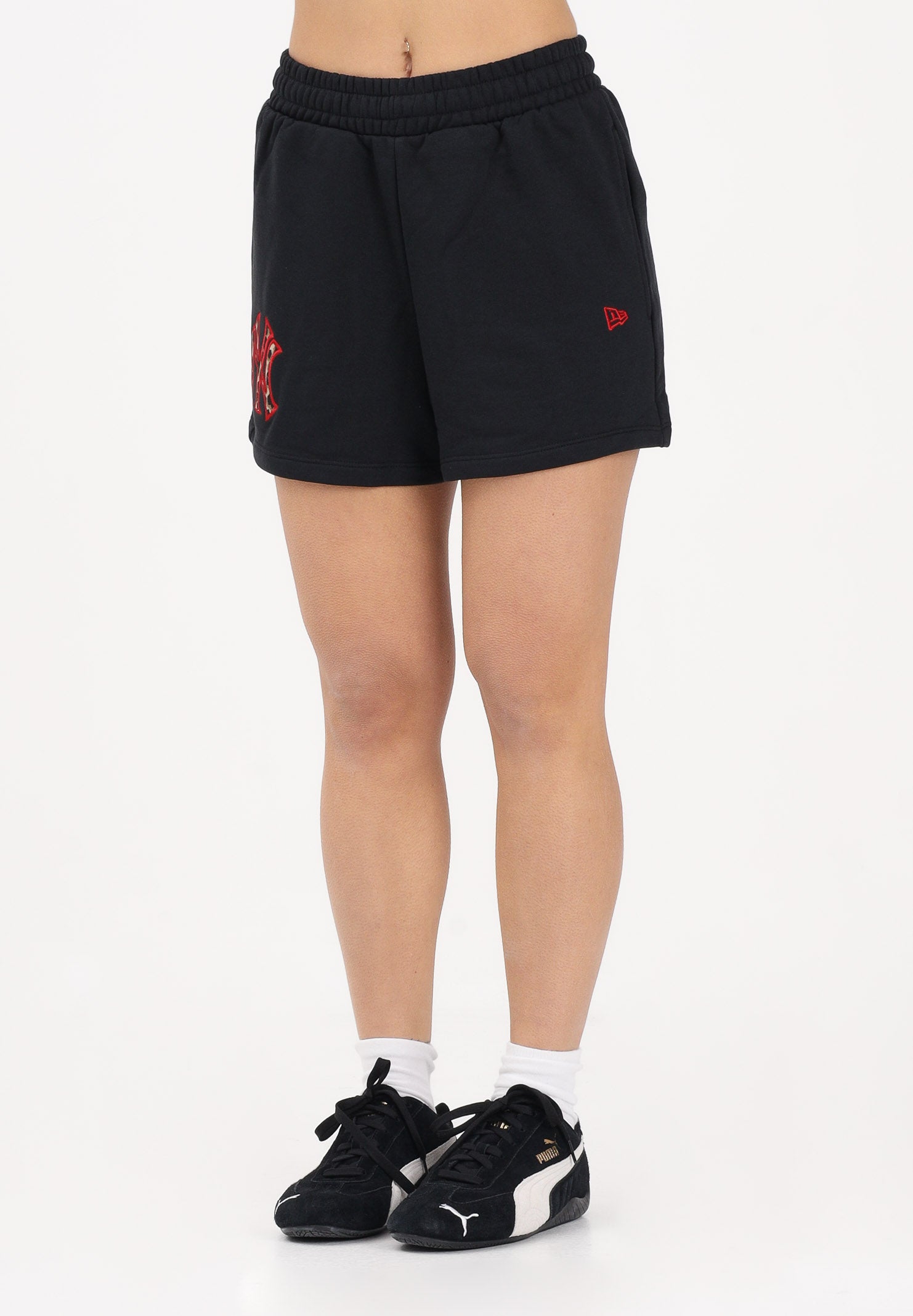NEW ERA Shorts sportivo New York Yankees MLB Infill nero da donna 60771620 . NEW ERA