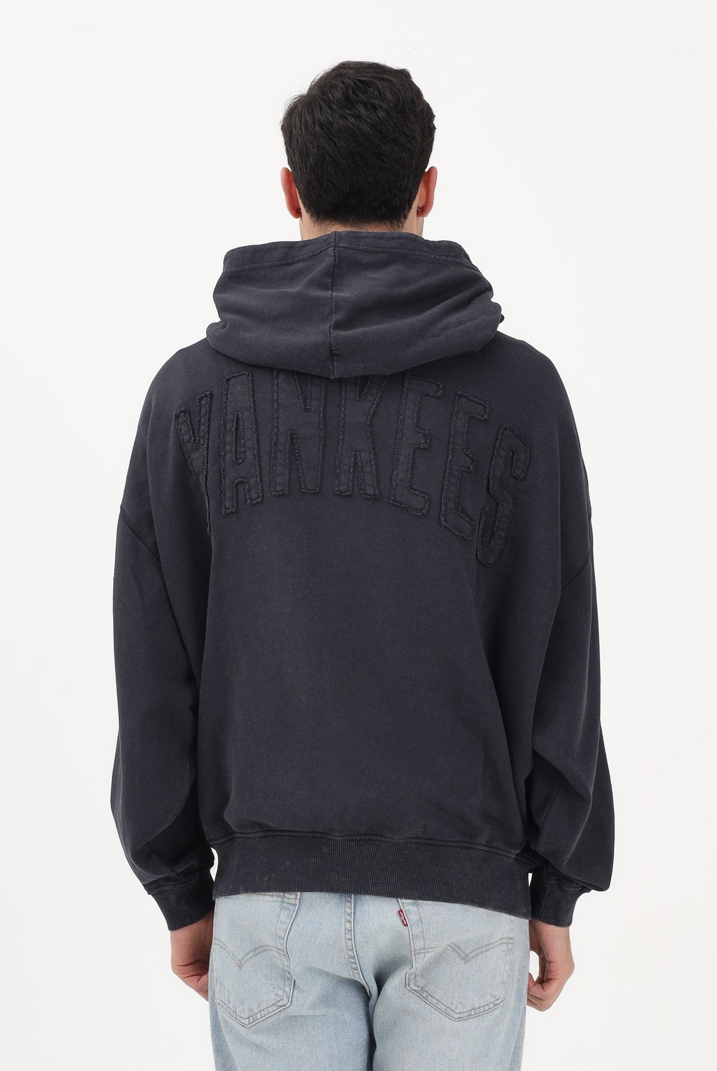 NEW ERA Felpa con zip New York Yankees MLB nera per uomo e donna 60771646 . NEW ERA