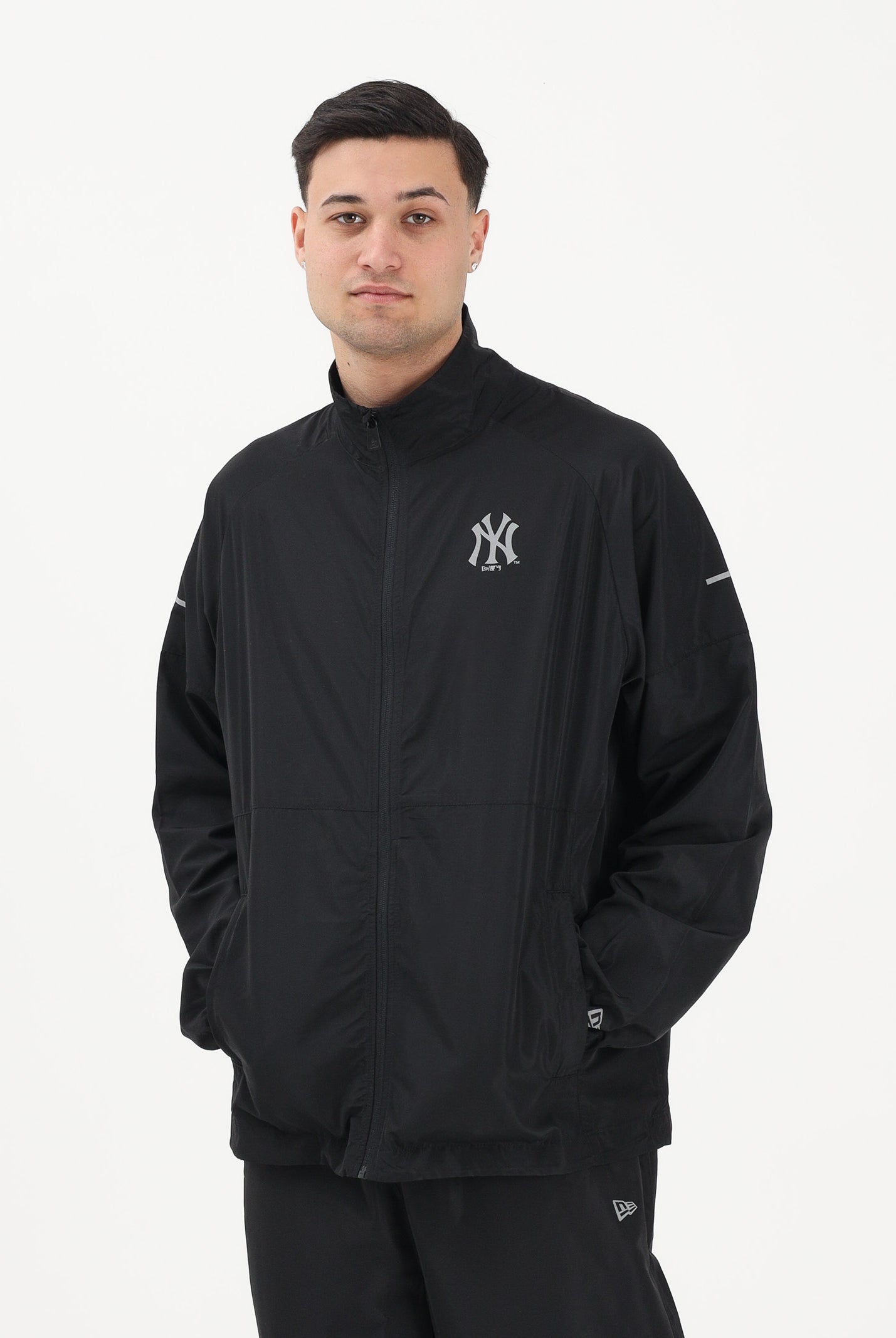 NEW ERA Giacca a vento New York Yankees MLB nera da uomo 60771657 . NEW ERA