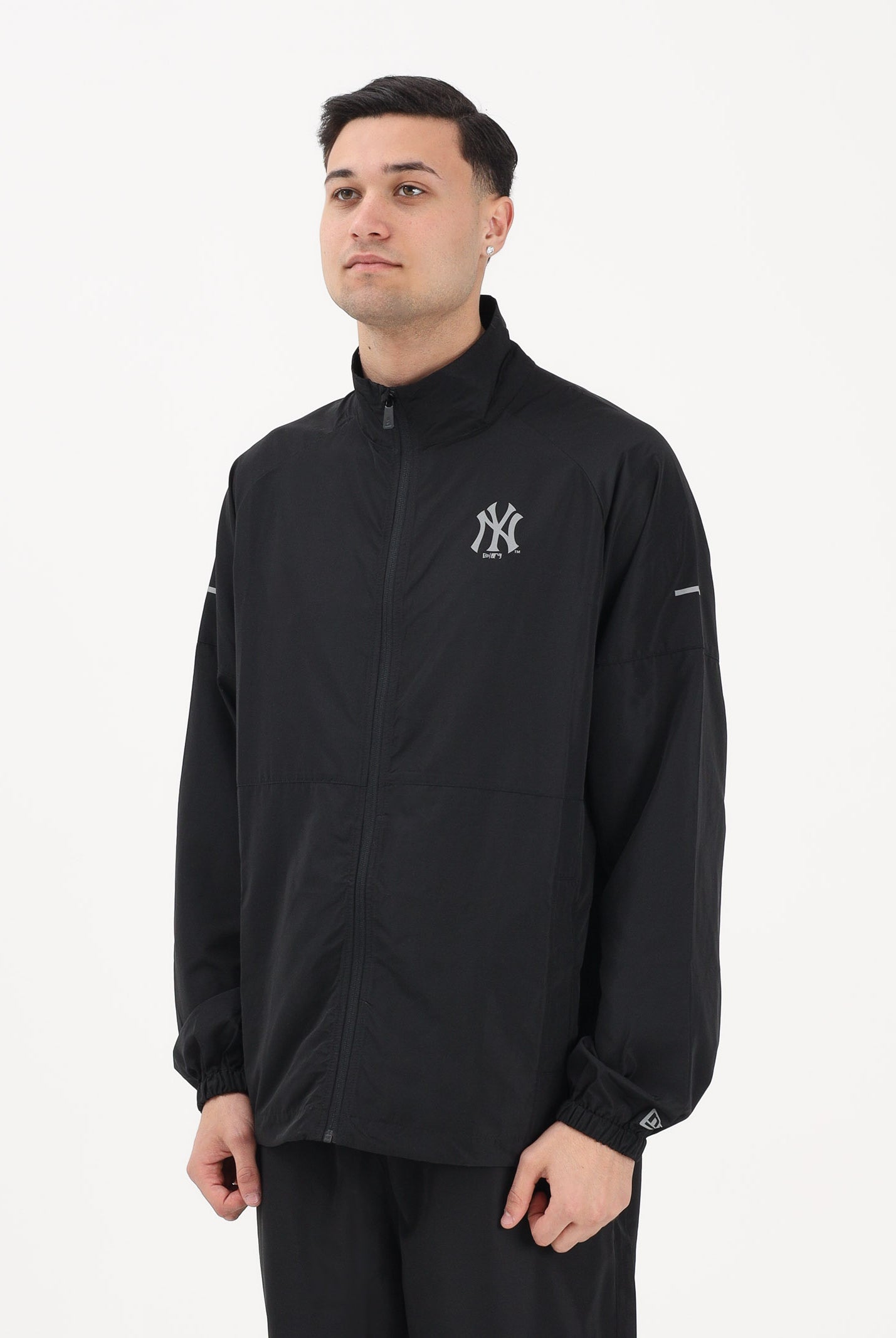 NEW ERA Giacca a vento New York Yankees MLB nera da uomo 60771657 . NEW ERA