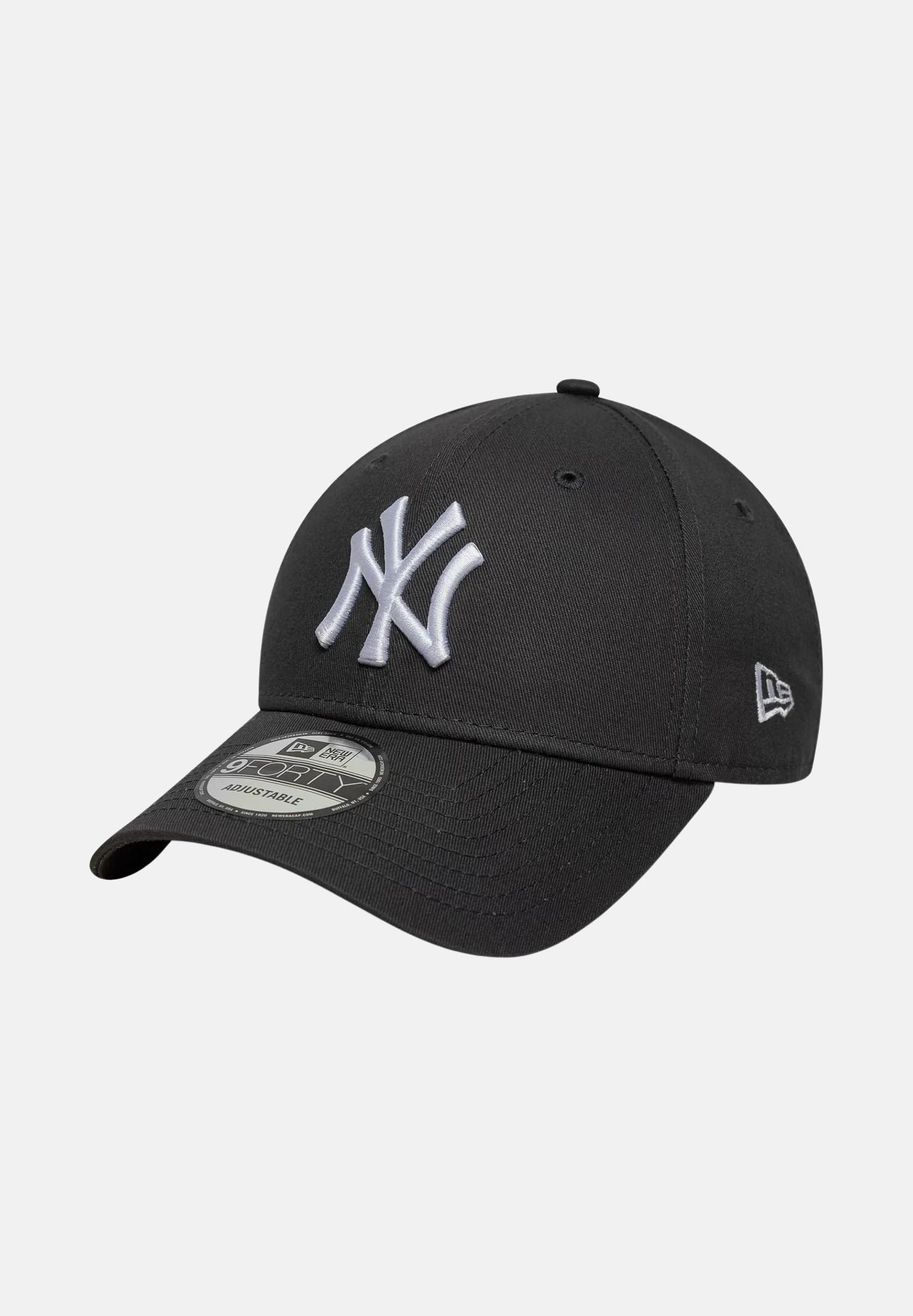 NEW ERA Cappello con visiera 9FORTY New York Yankees MLB League Essential nero per uomo e donna 60771707 . NEW ERA