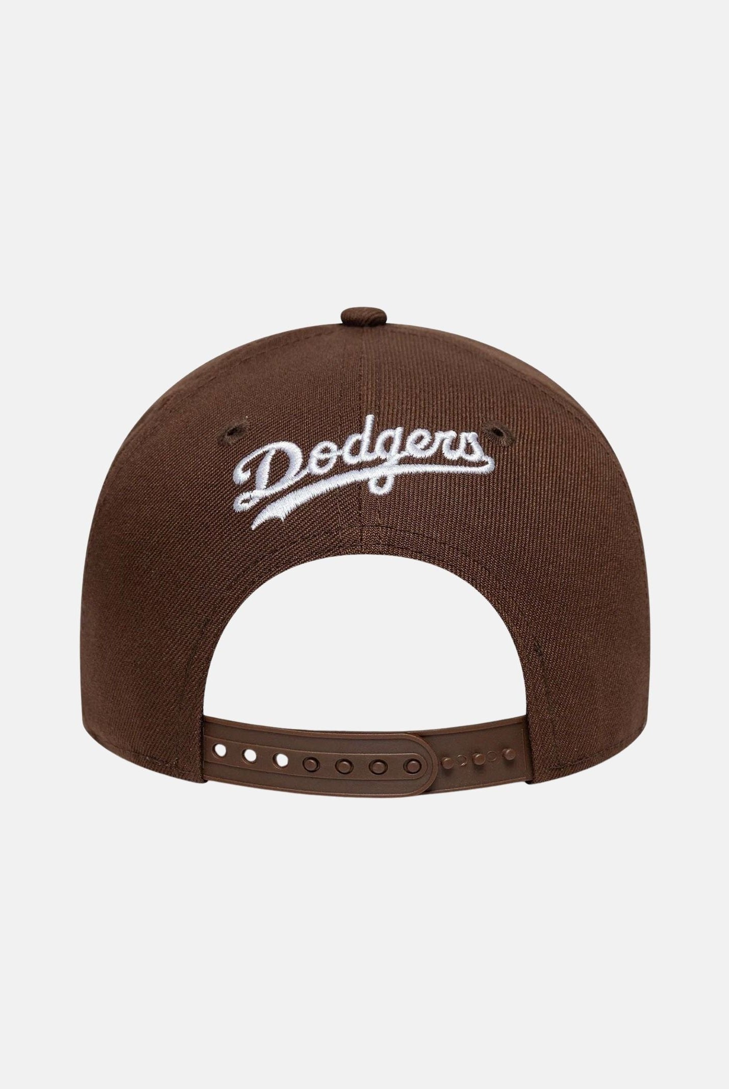 NEW ERA Cappello con visiera 9FORTY E-Frame LA Dodgers MLB Outline Script marrone per uomo e donna 60771811 . NEW ERA