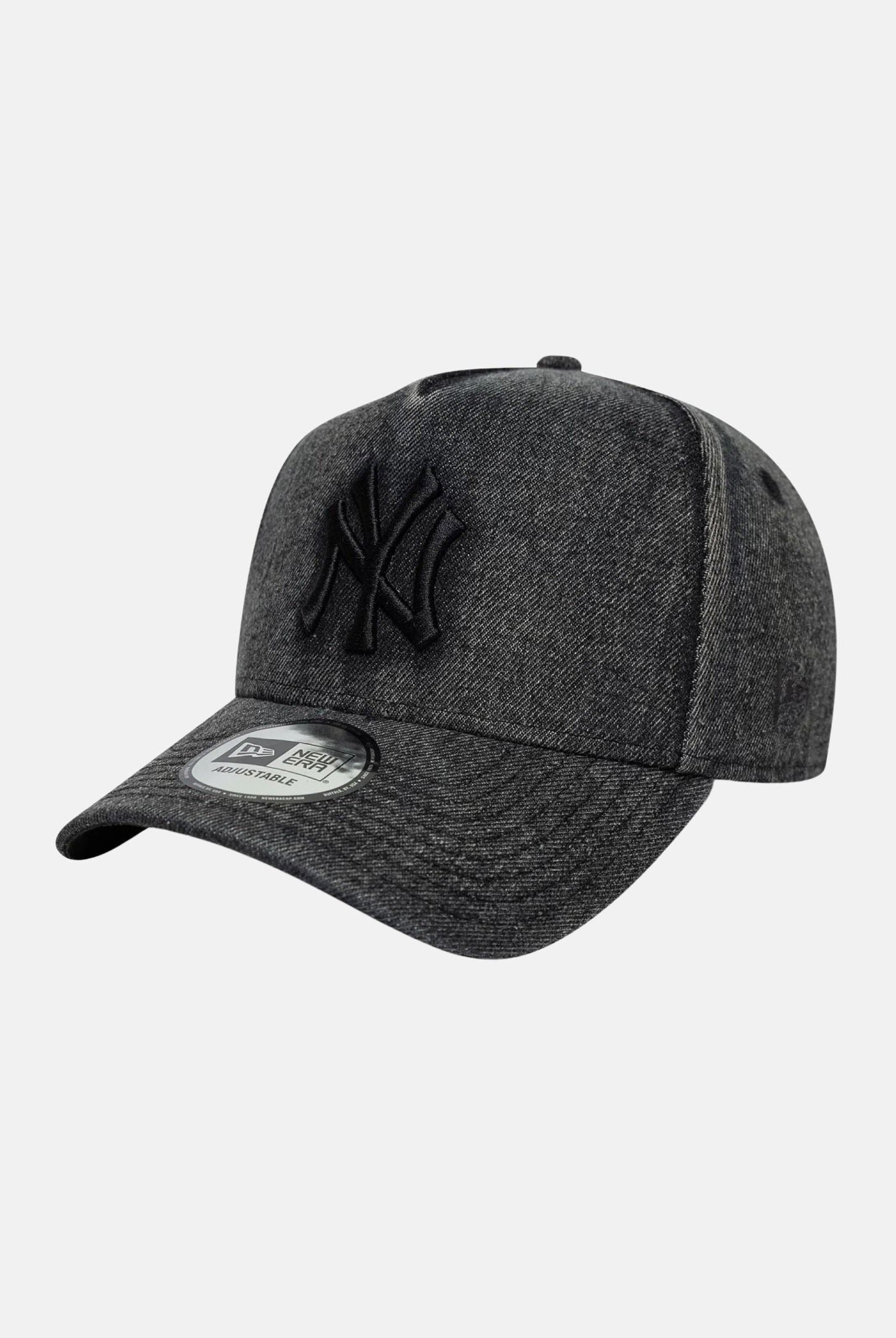 NEW ERA Cappello con visiera 9FORTY E-Frame New York Yankees MLB in denim nero per uomo e donna 60771822 . NEW ERA