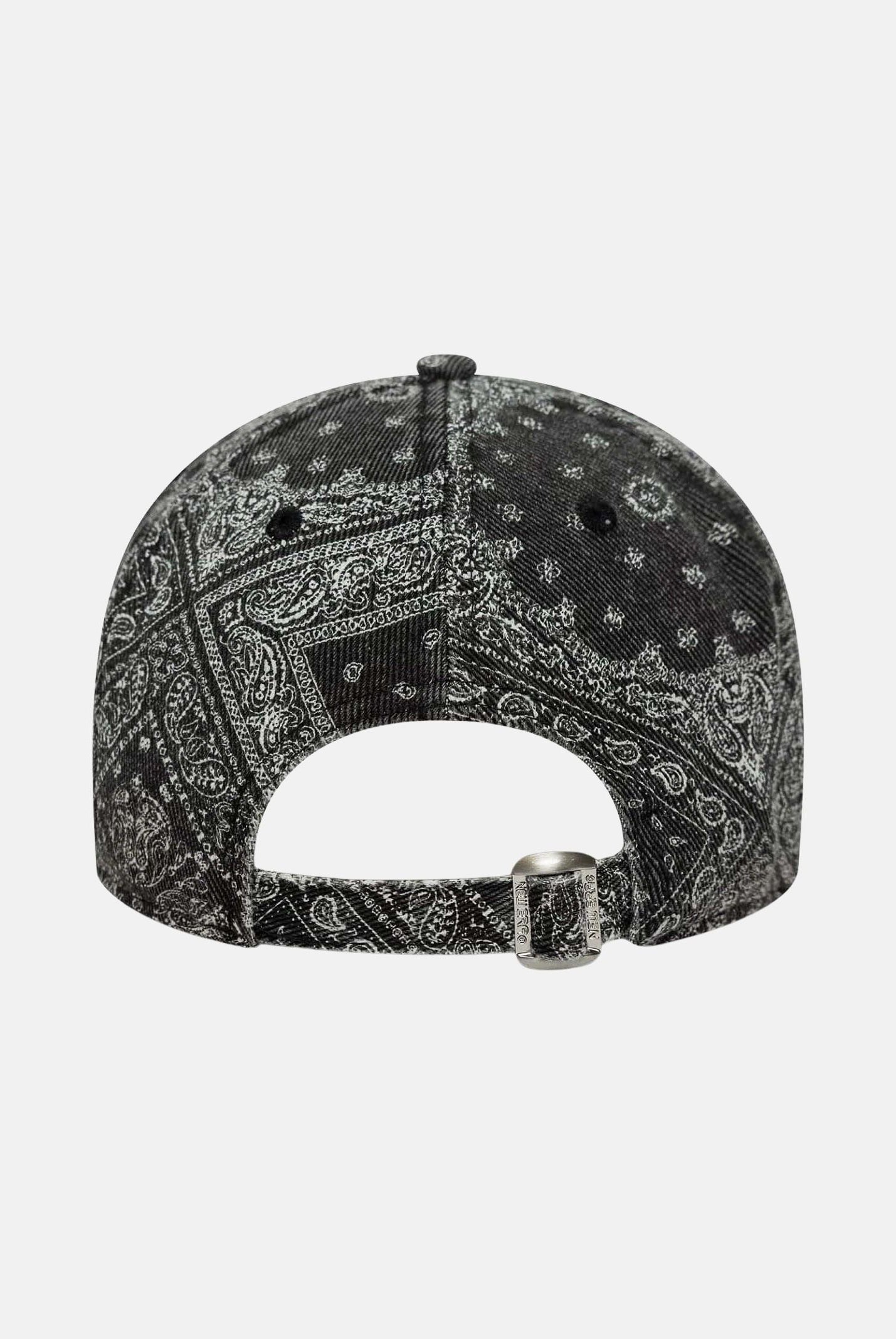NEW ERA Cappello con visiera 9TWENTY New York Yankees MLB Washed Paisley in denim nero per uomo e donna 60771827 . NEW ERA