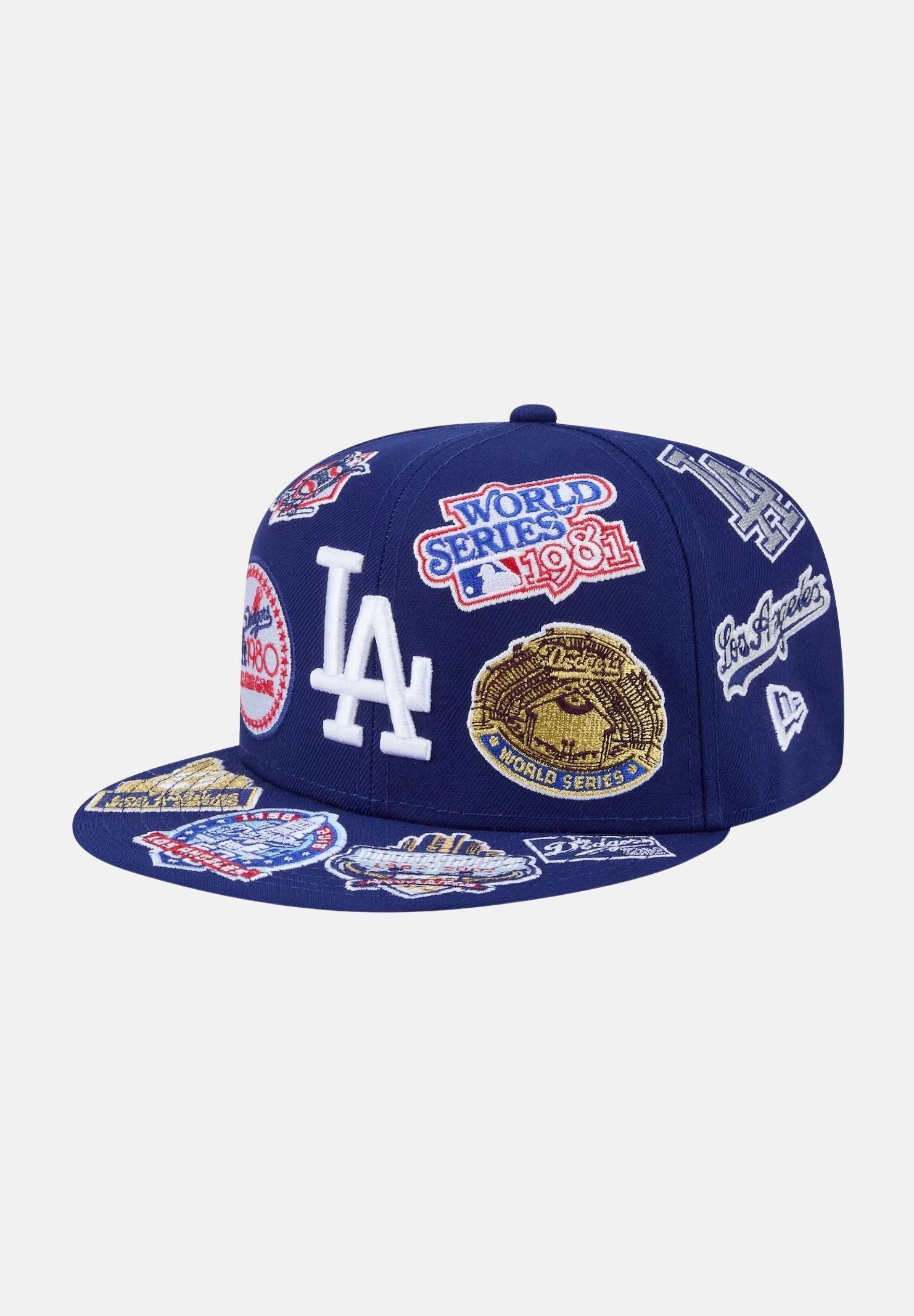 NEW ERA Cappello con visiera Los Angeles Dodgers MLB All Over Team 59FIFTY blu da uomo 60803415 . NEW ERA