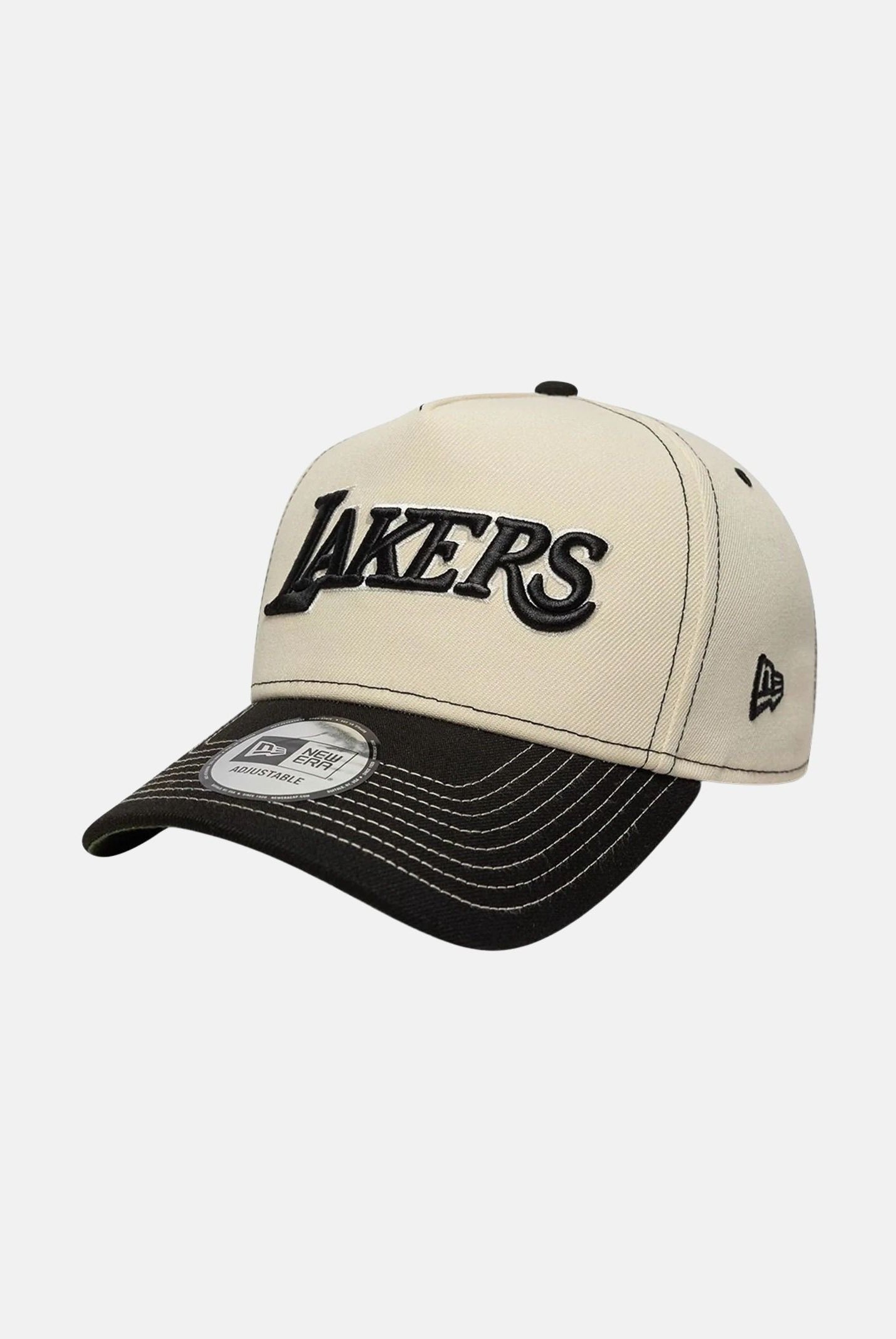 NEW ERA Cappello con visiera NBA City Icon LA Lakers 9FORTY E-Frame beige e nero per uomo e donna 60856278 . NEW ERA