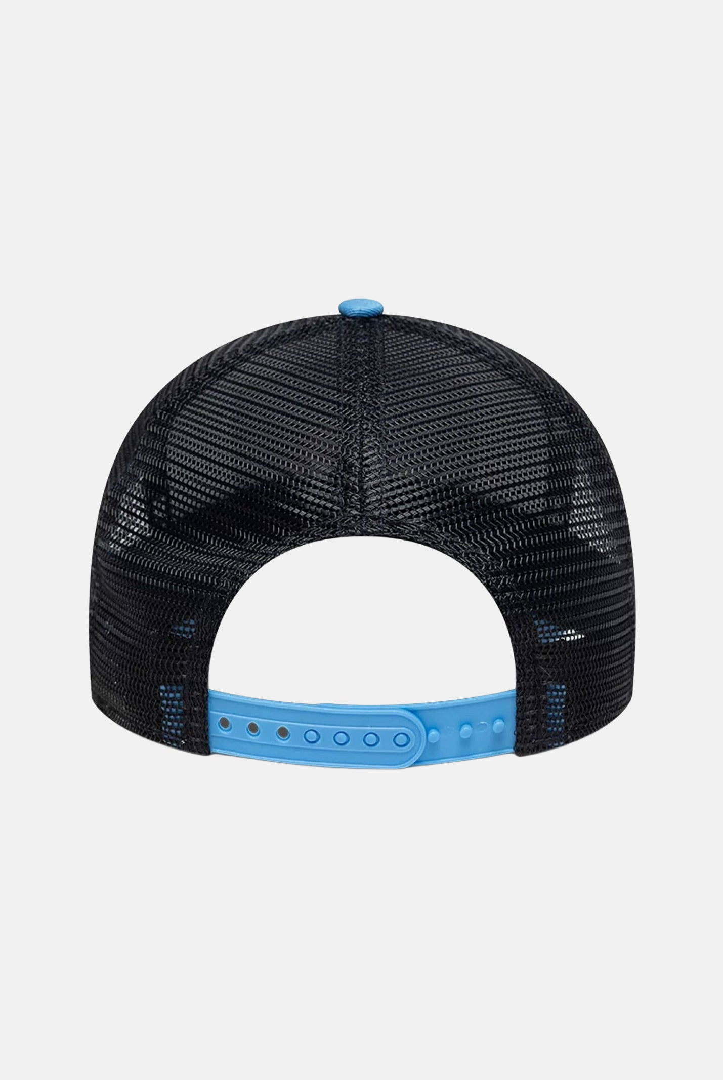 NEW ERA Cappello con visiera New Era Location Mykonos 9FORTY A-Frame Trucker azzurro per uomo e donna 60856283 . NEW ERA