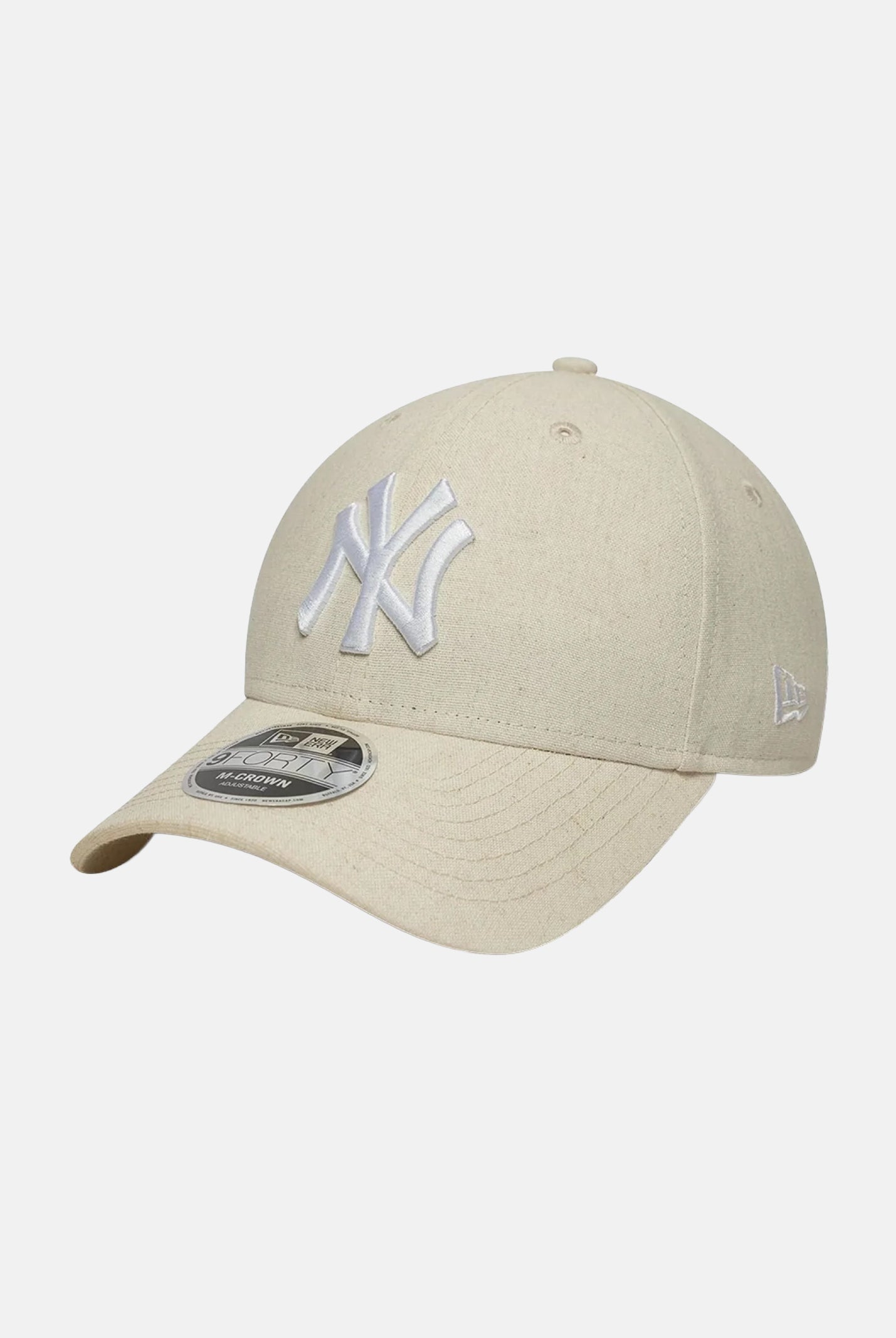 NEW ERA Cappello con visiera 9FORTY M-Crown New York Yankees MLB Linen crema per uomo e donna 60856285 . NEW ERA