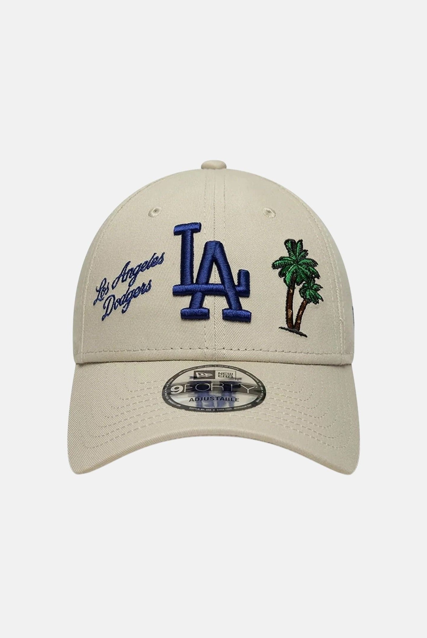 NEW ERA Cappello con visiera MLB City Icon LA Dodgers Light 9FORTY beige per uomo e donna 60856335 . NEW ERA
