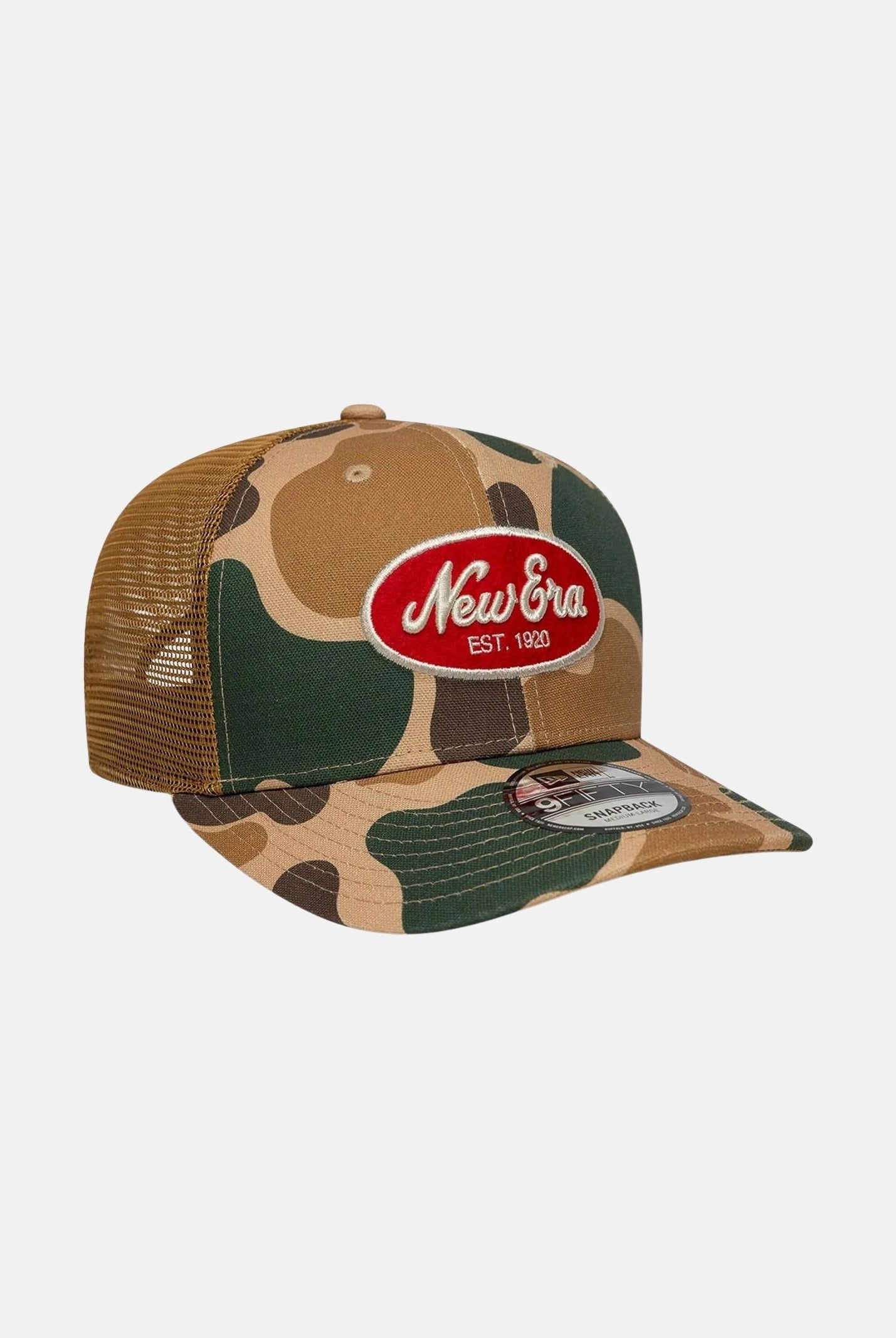 NEW ERA Cappello con visiera New Era Duck Camo 9FIFTY beige per uomo e donna 60856363 . NEW ERA