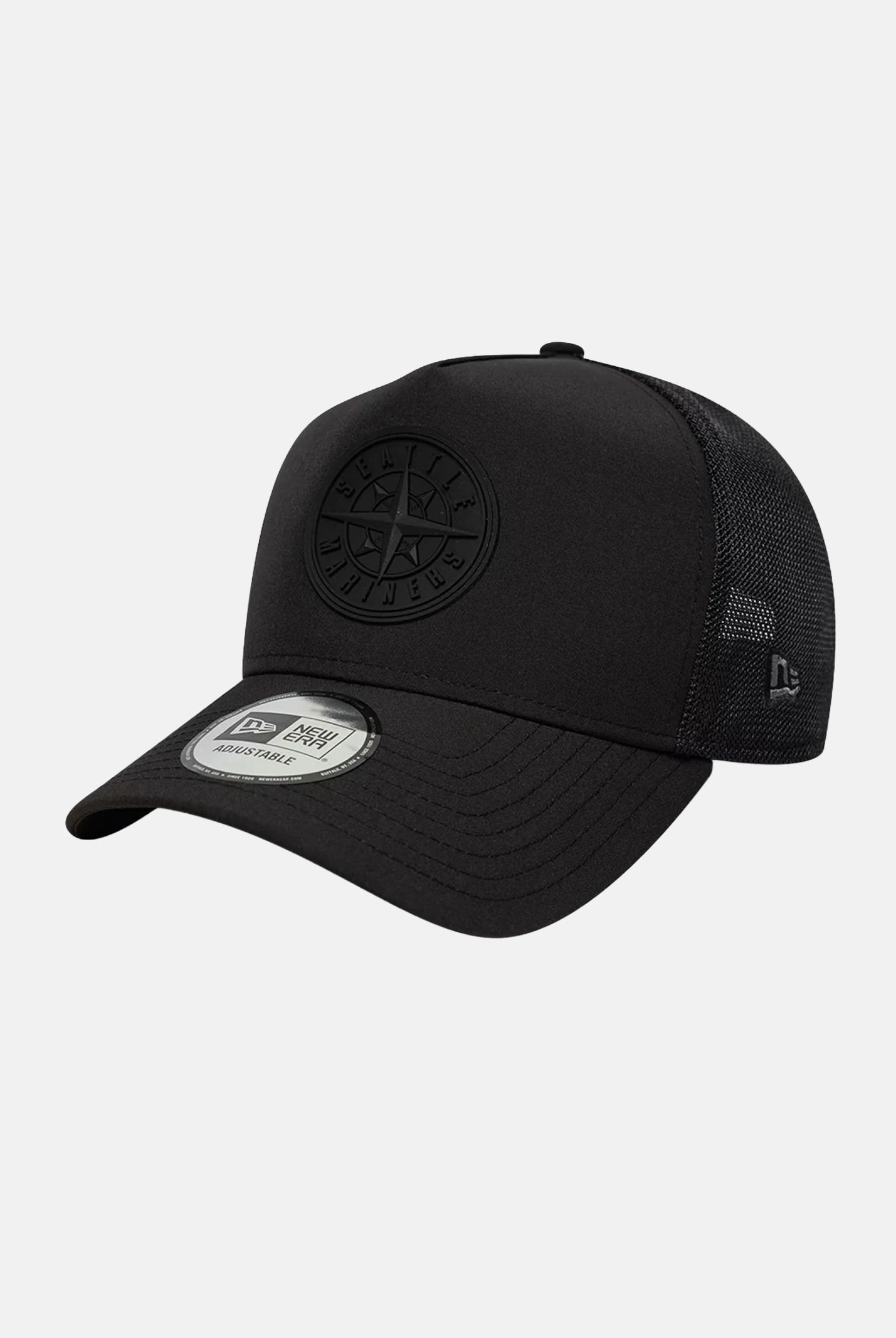 NEW ERA Cappello con visiera 9FORTY TRUCKER CAP SEATTLE MARINERS MLB nero per uomo e donna 60856374 . NEW ERA