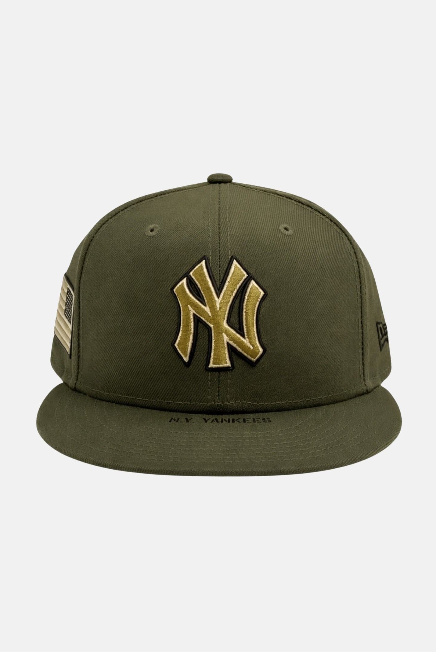 NEW ERA Cappello con visiera MLB26 AFD 5950 NEYY verde militare per uomo e donna 60859666 . NEW ERA