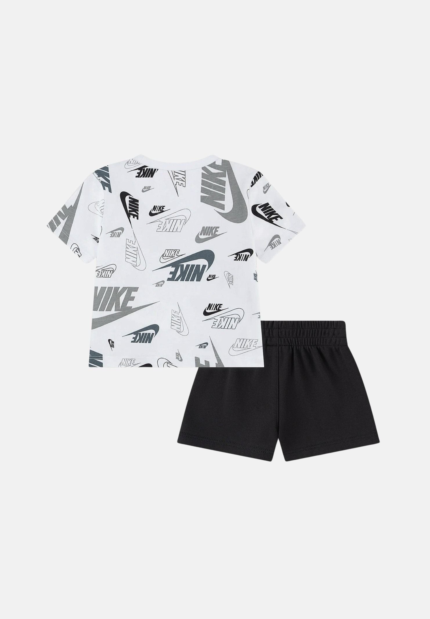 NIKE Completino bianco e nero per bambino e bambina con stampa 86N043 G9Q NIKE
