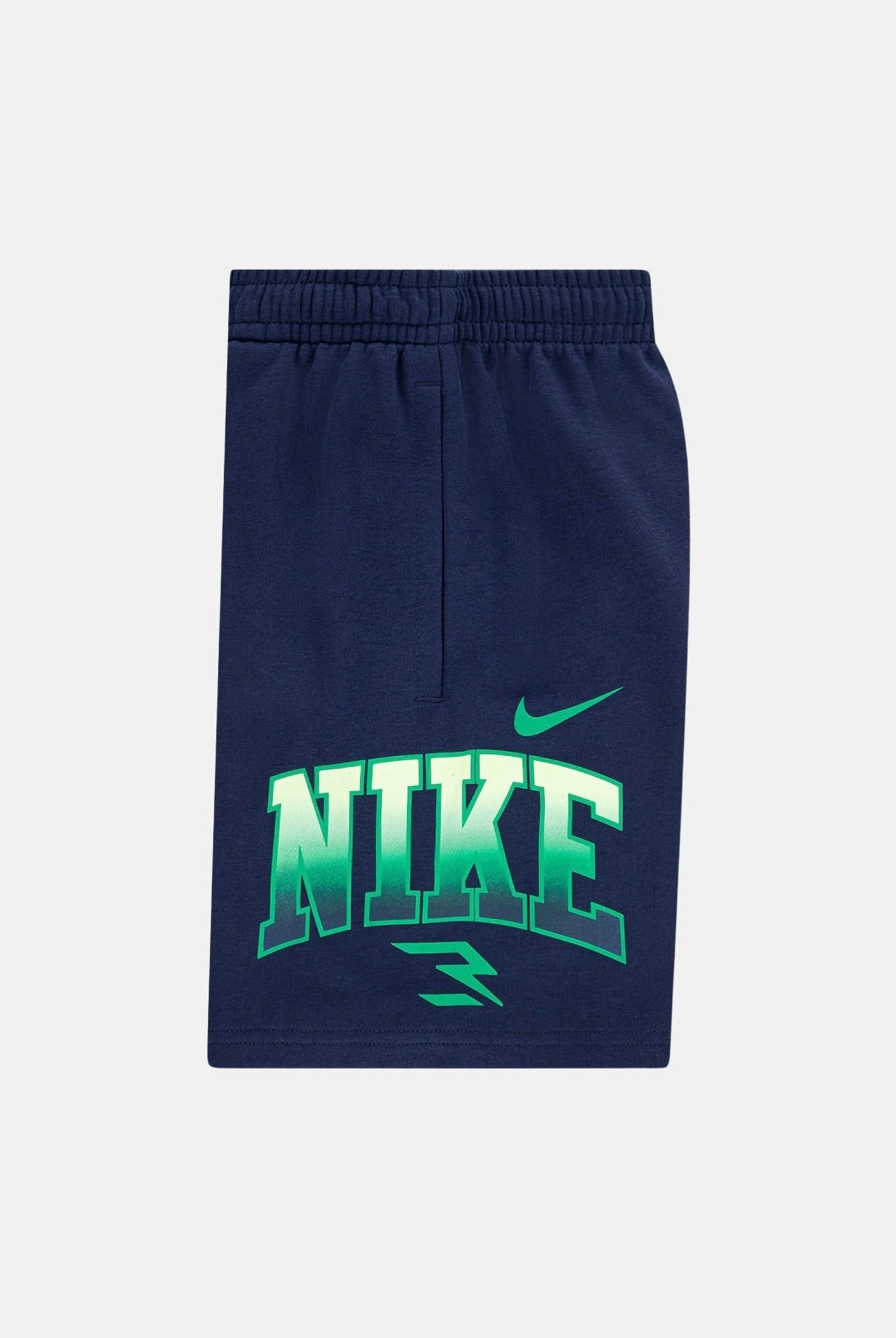 NIKE Shorts sportivo blu da bambino con stampa logo laterale 9Q1463 U90 NIKE
