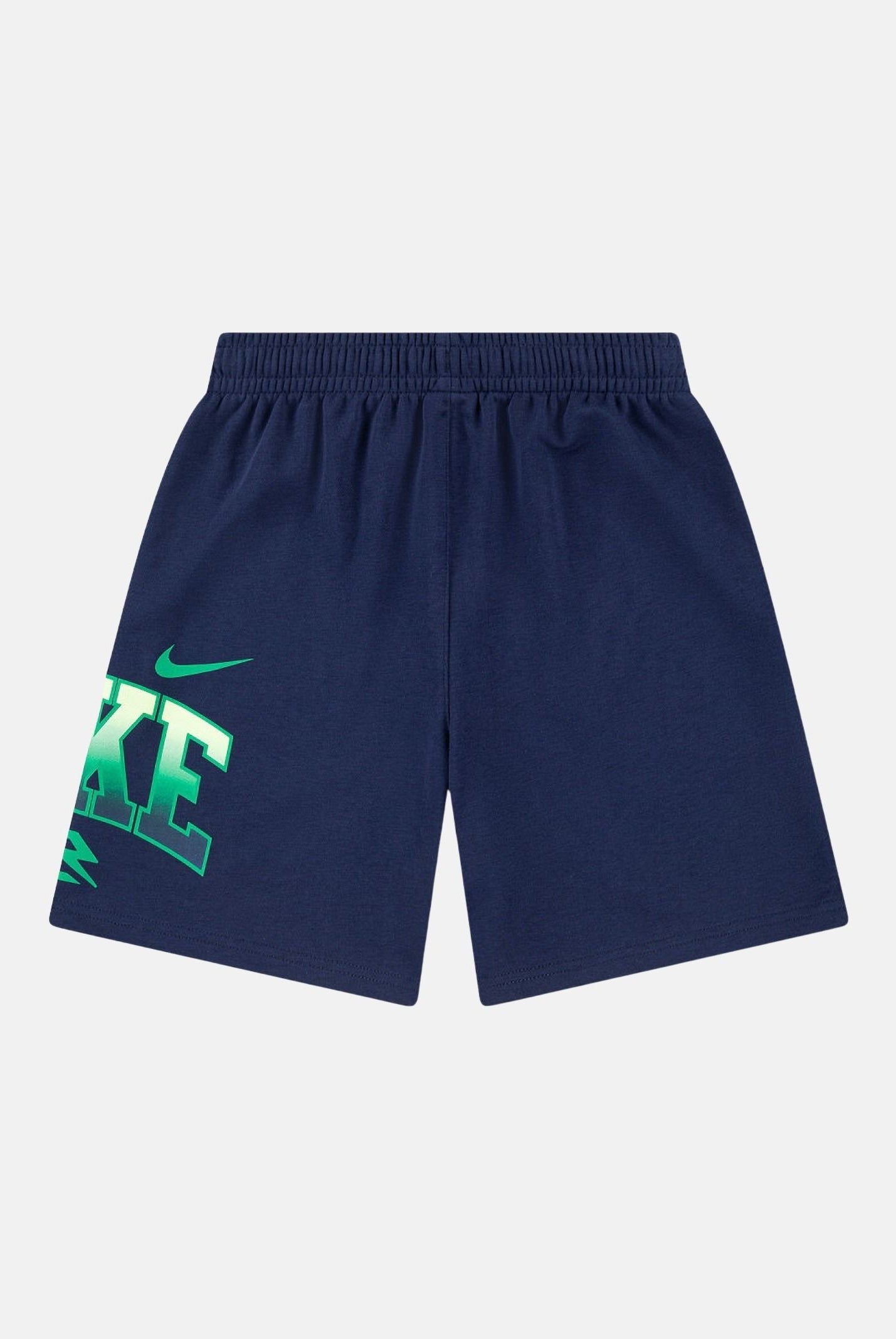 NIKE Shorts sportivo blu da bambino con stampa logo laterale 9Q1463 U90 NIKE