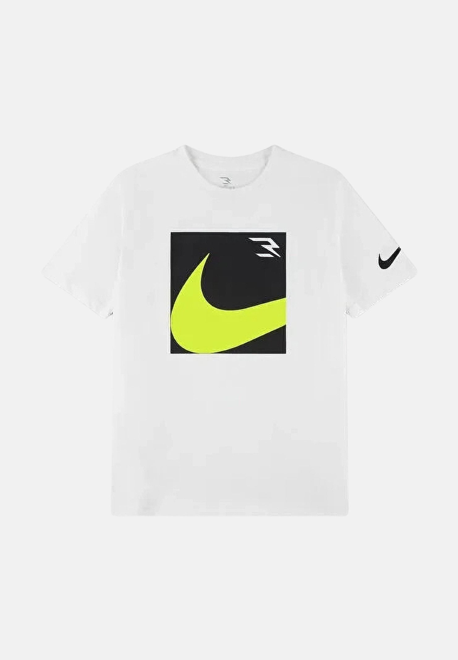 NIKE T-shirt a manica corta bianca per bambino e bambina con stampa logo 9Q1431 001 NIKE