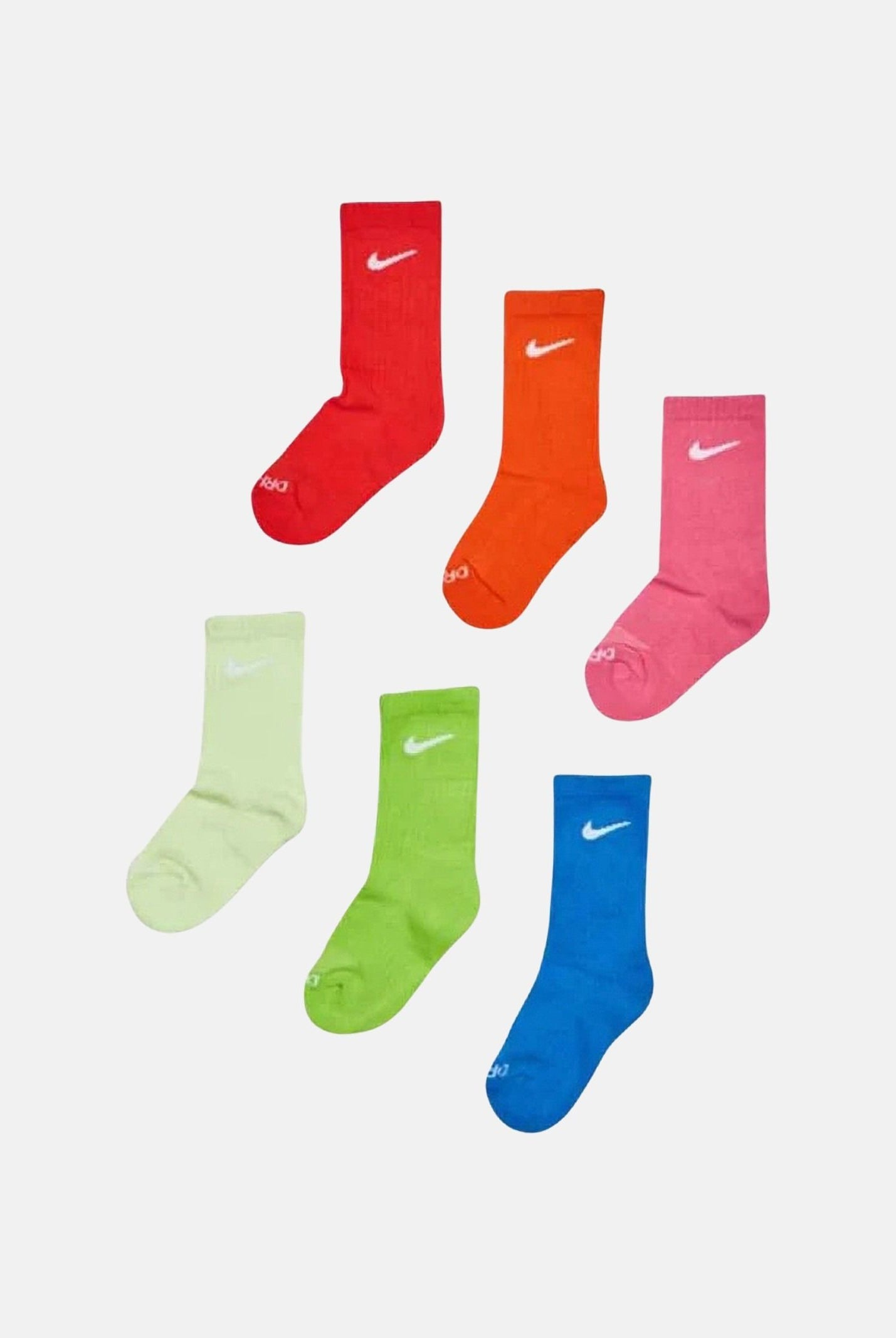NIKE Calzini (6 paia) Nike Solid multicolor per bambino e bambina RN0019 Y24 NIKE