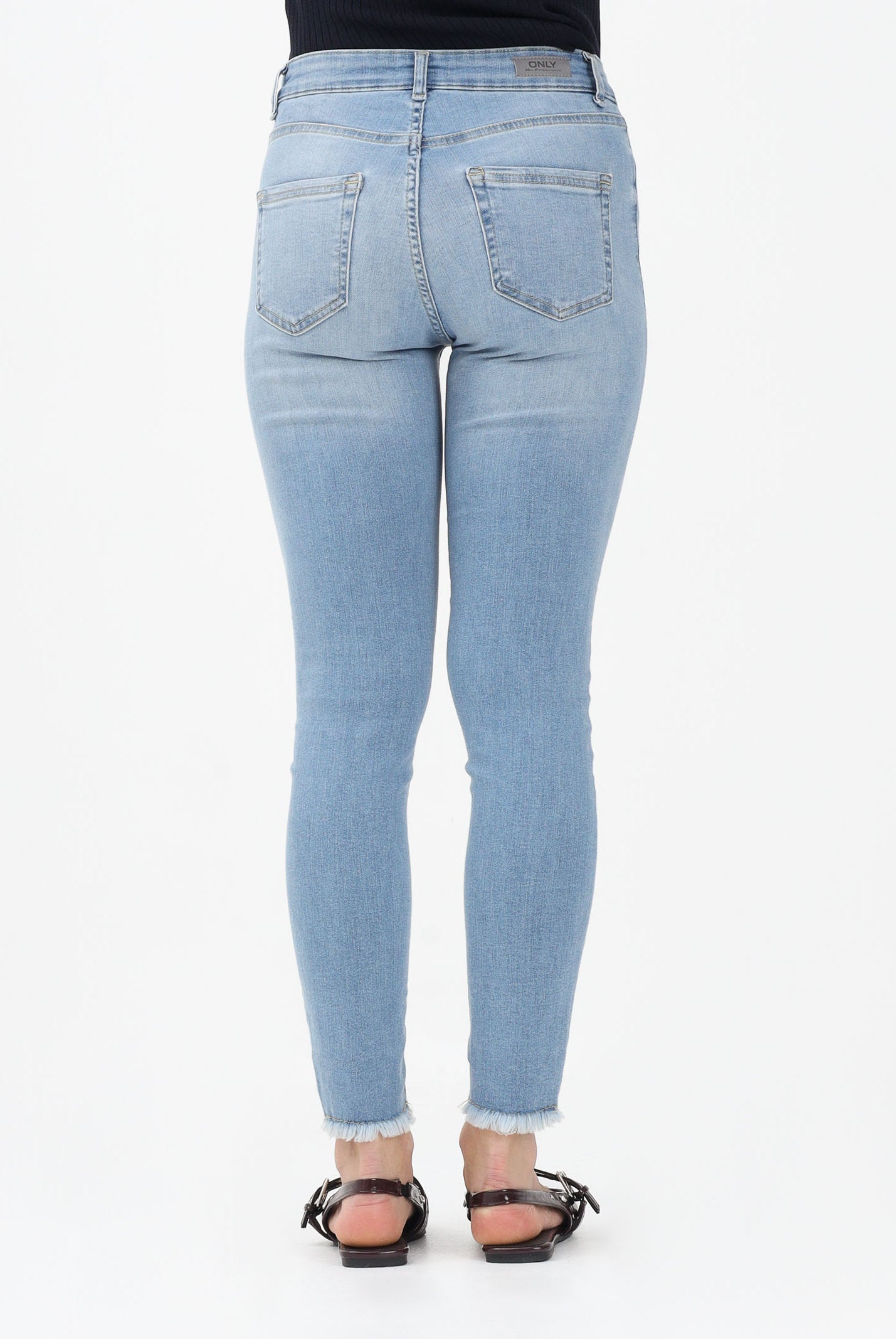 ONLY Jeans in denim blu chiaro da donna dal lavaggio leggermente délavé 15162363 LIBL ONLY