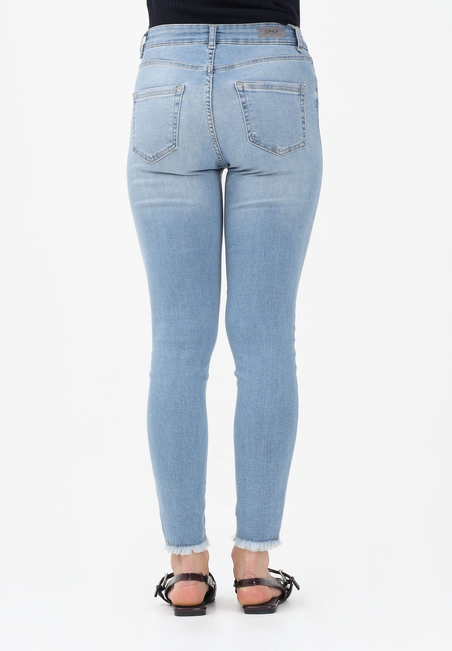 ONLY Jeans in denim blu chiaro da donna dal lavaggio leggermente délavé 15162363 LIBL ONLY