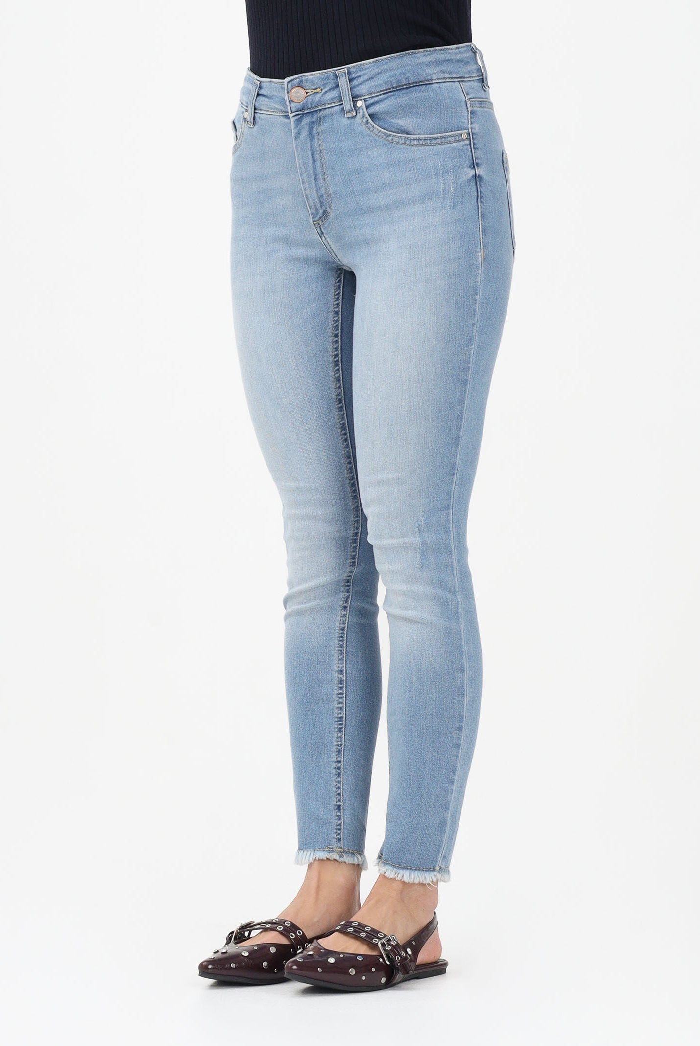 ONLY Jeans in denim blu chiaro da donna dal lavaggio leggermente délavé 15162363 LIBL ONLY