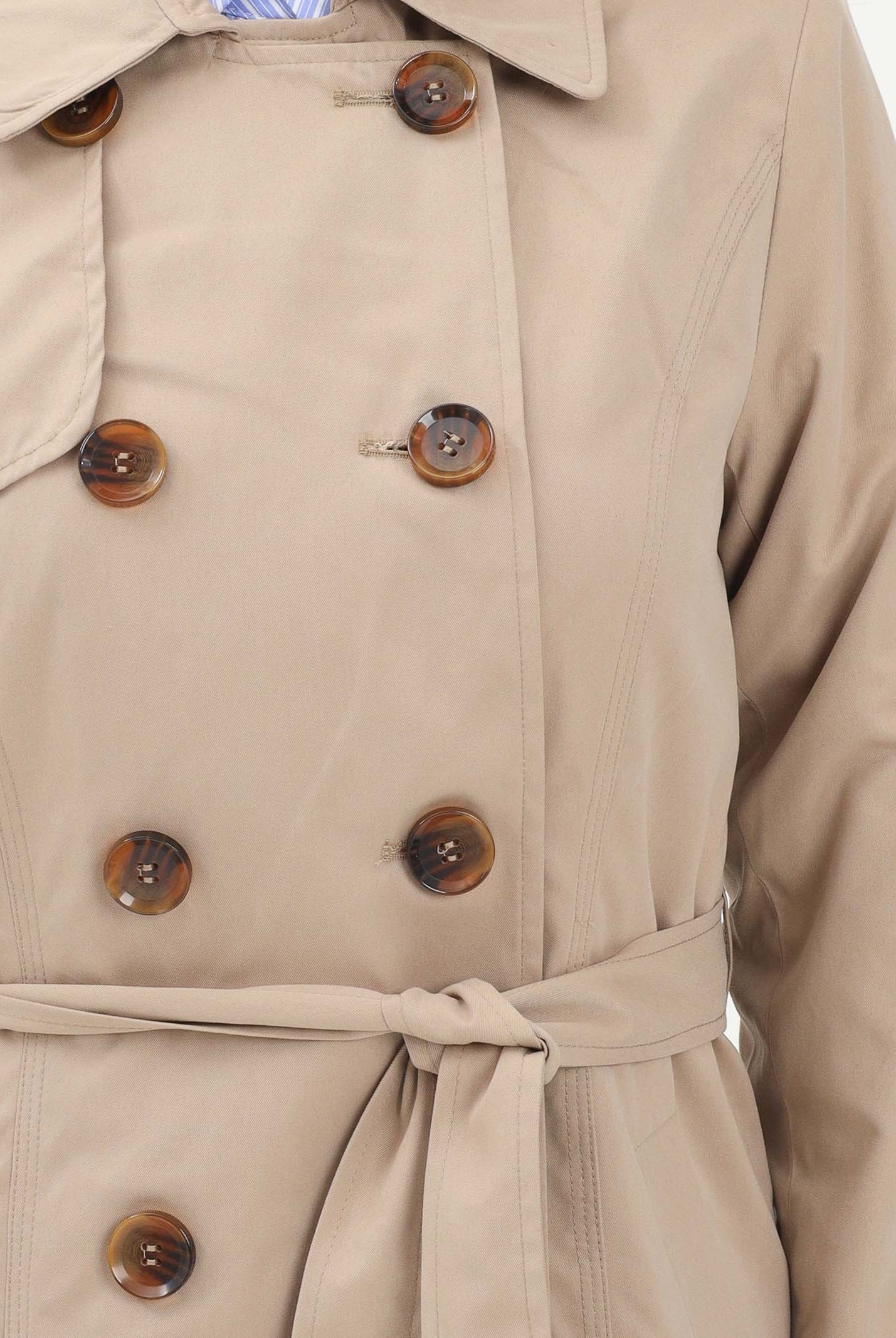 ONLY Trench beige da donna 15191821 GIRO ONLY