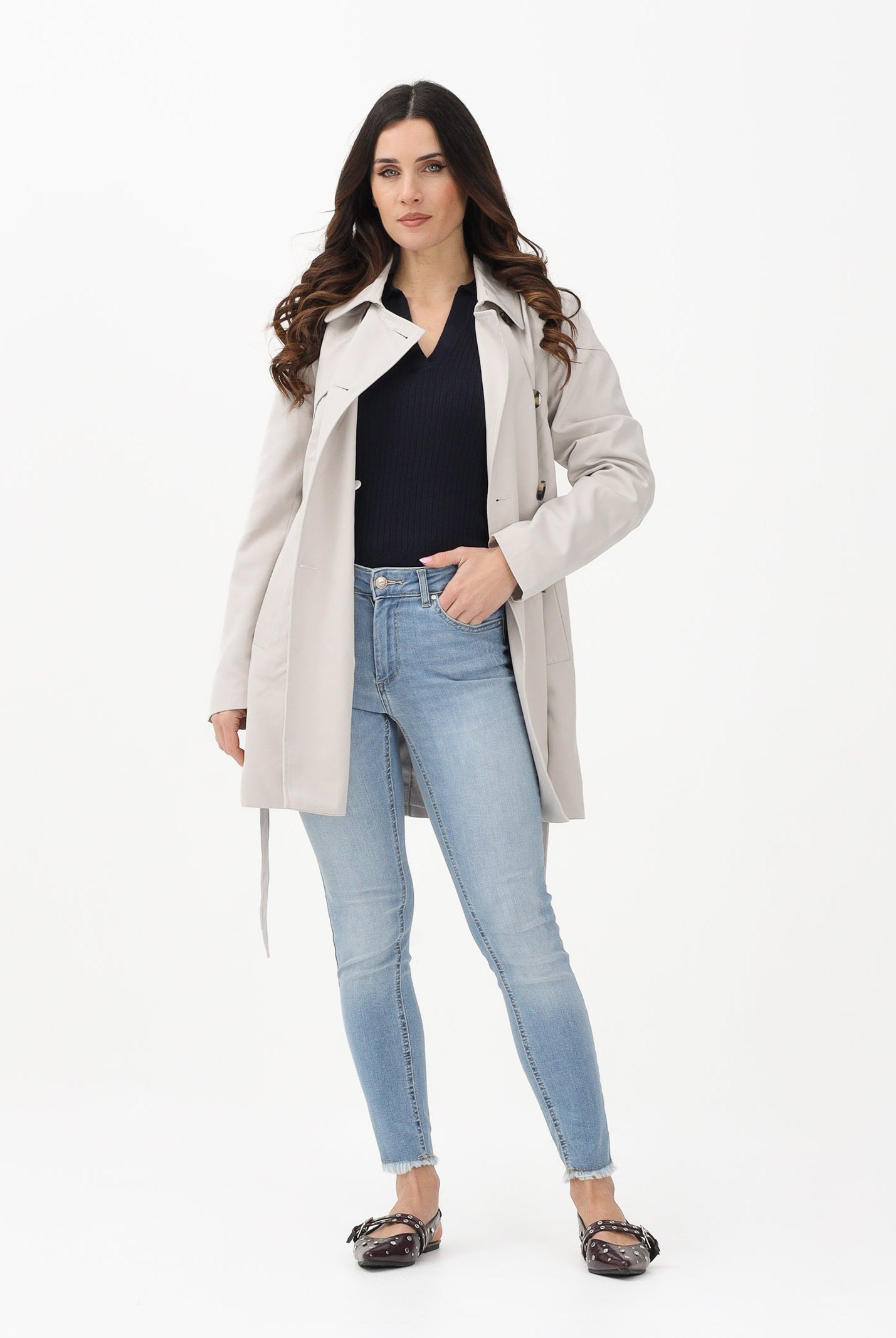 ONLY Trench panna da donna 15191821 MO ONLY