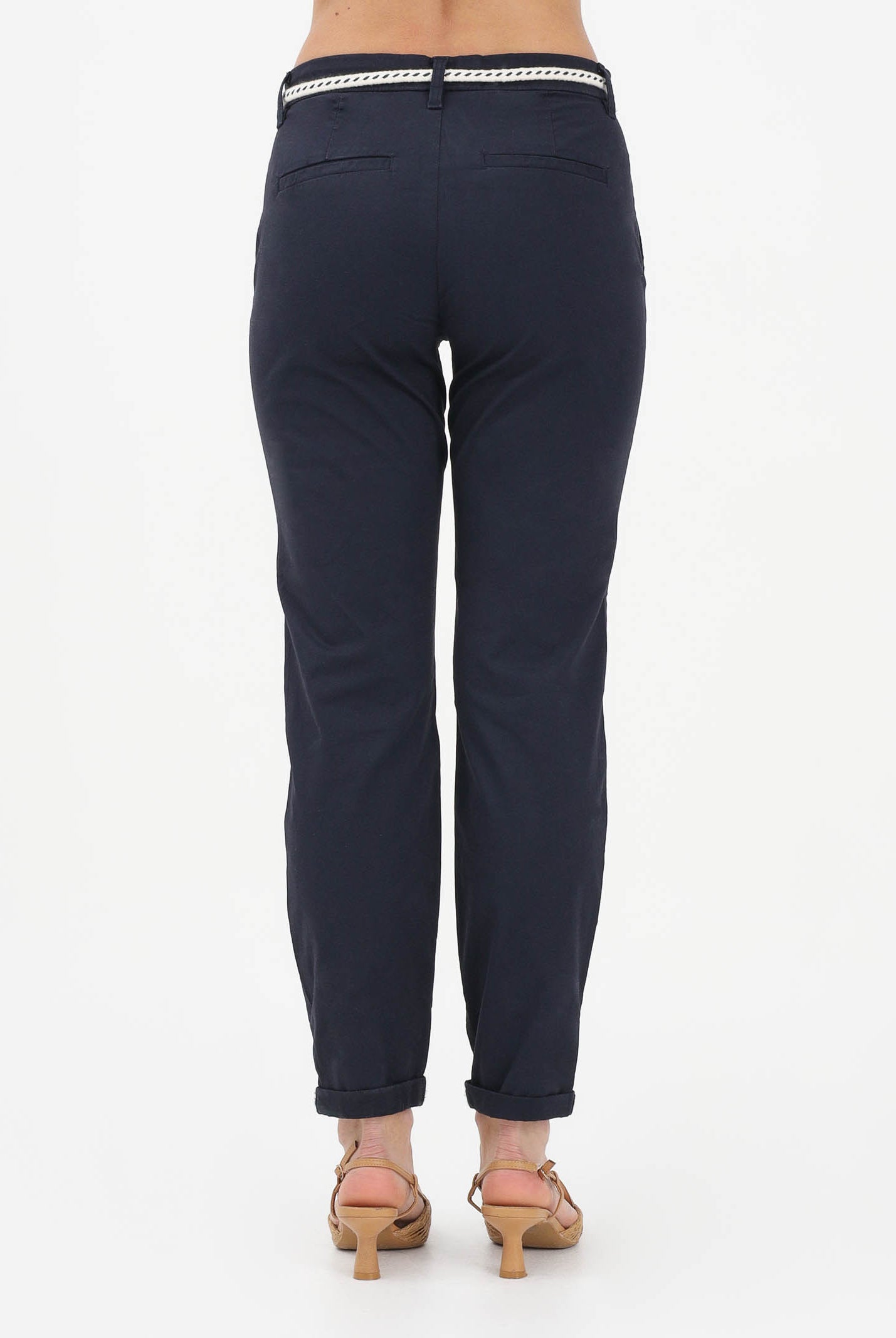 ONLY Pantalone blu da donna con cintura 15218519 NISK ONLY
