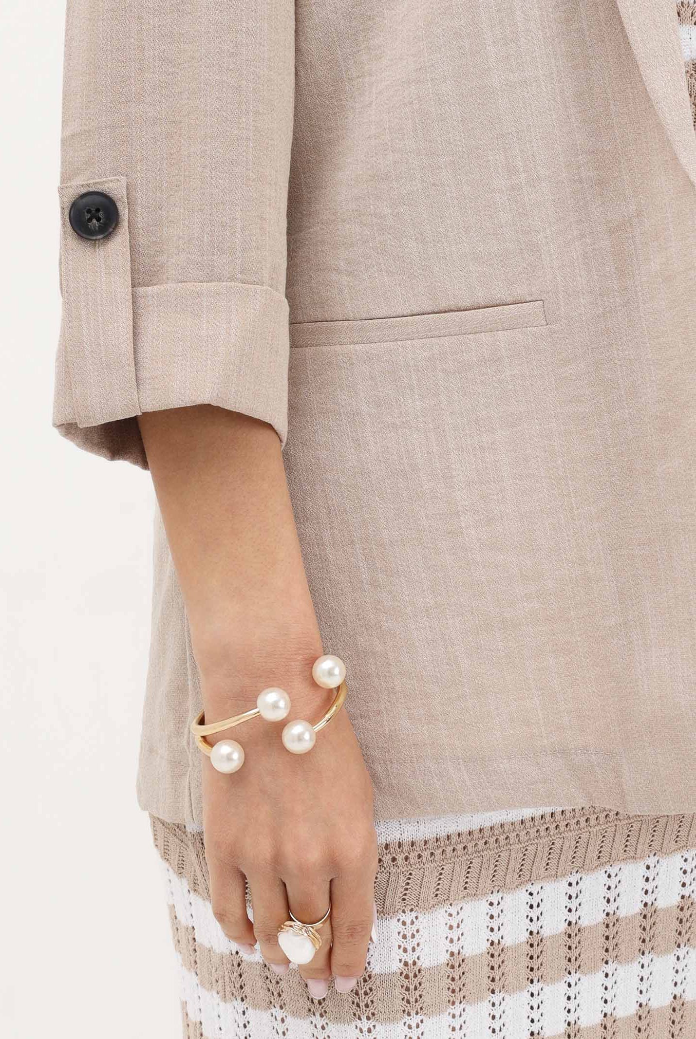 ONLY Giacca beige da donna 15308084 SAME ONLY