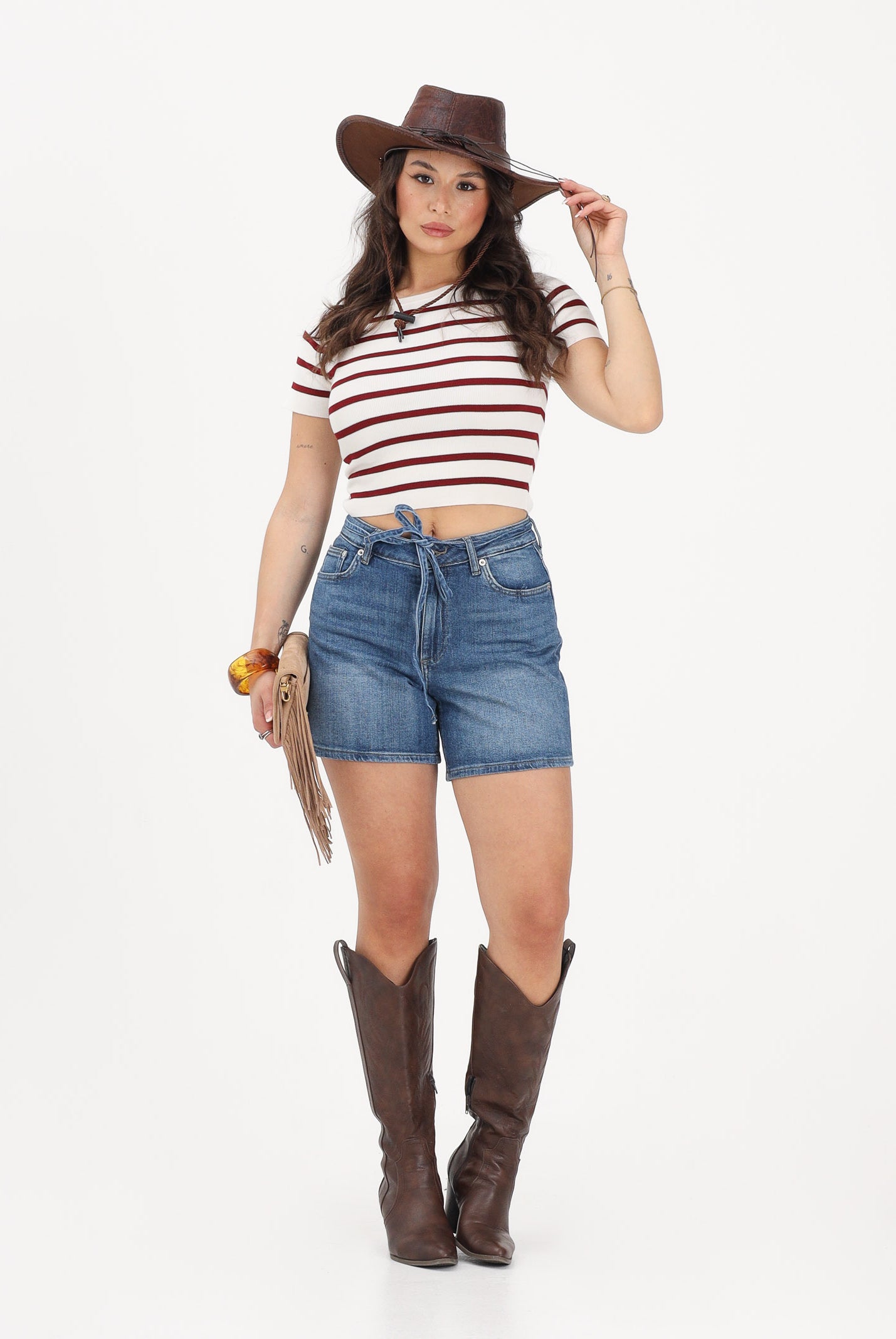 ONLY Shorts in denim medio da donna 15340706 MEBL ONLY