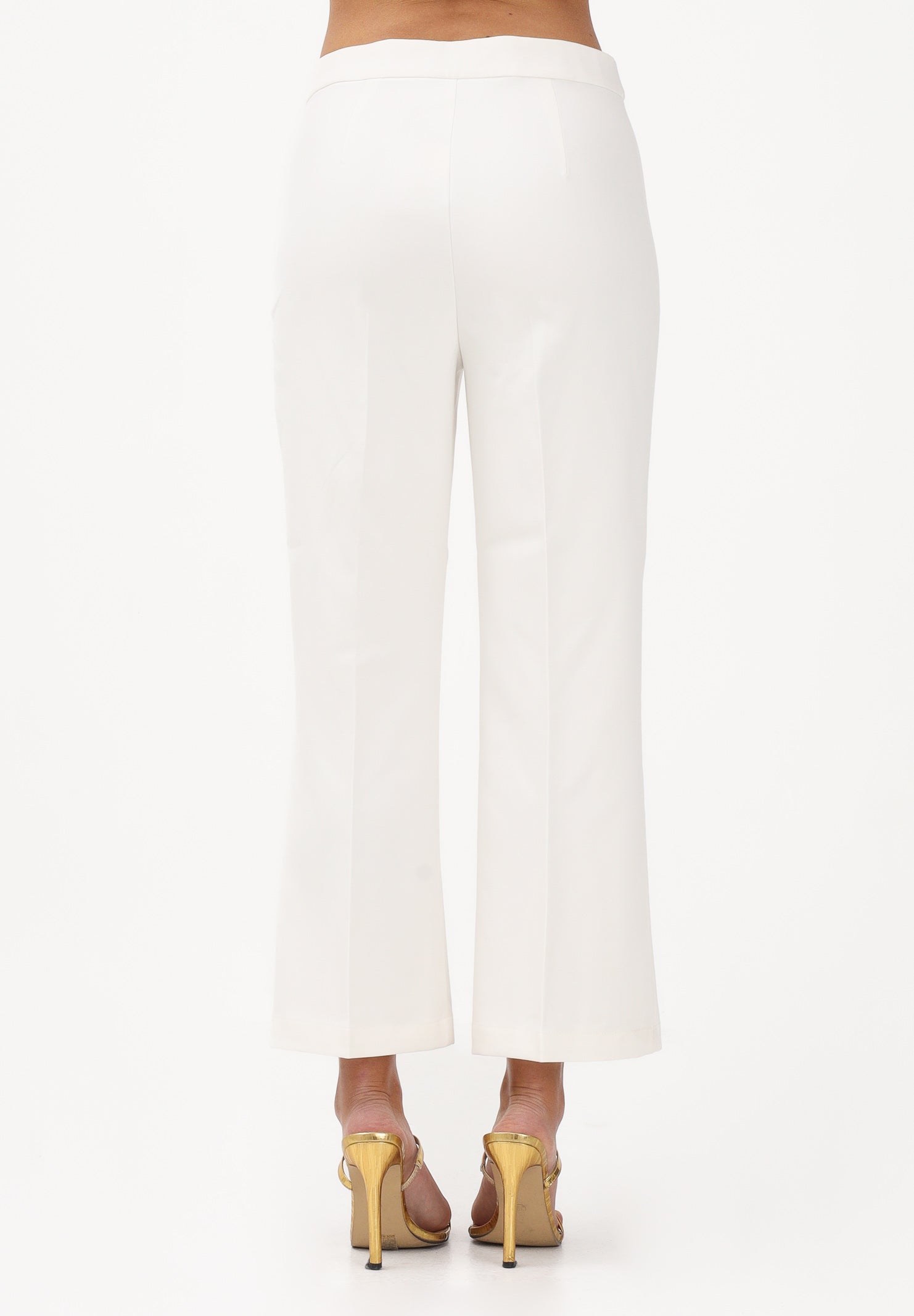 ONLY Pantalone cropped panna da donna 15364418 CLDA ONLY