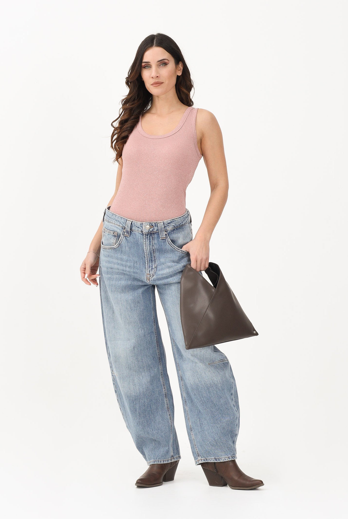 ONLY Jeans balloon in denim medio da donna 15364525 MEBL ONLY