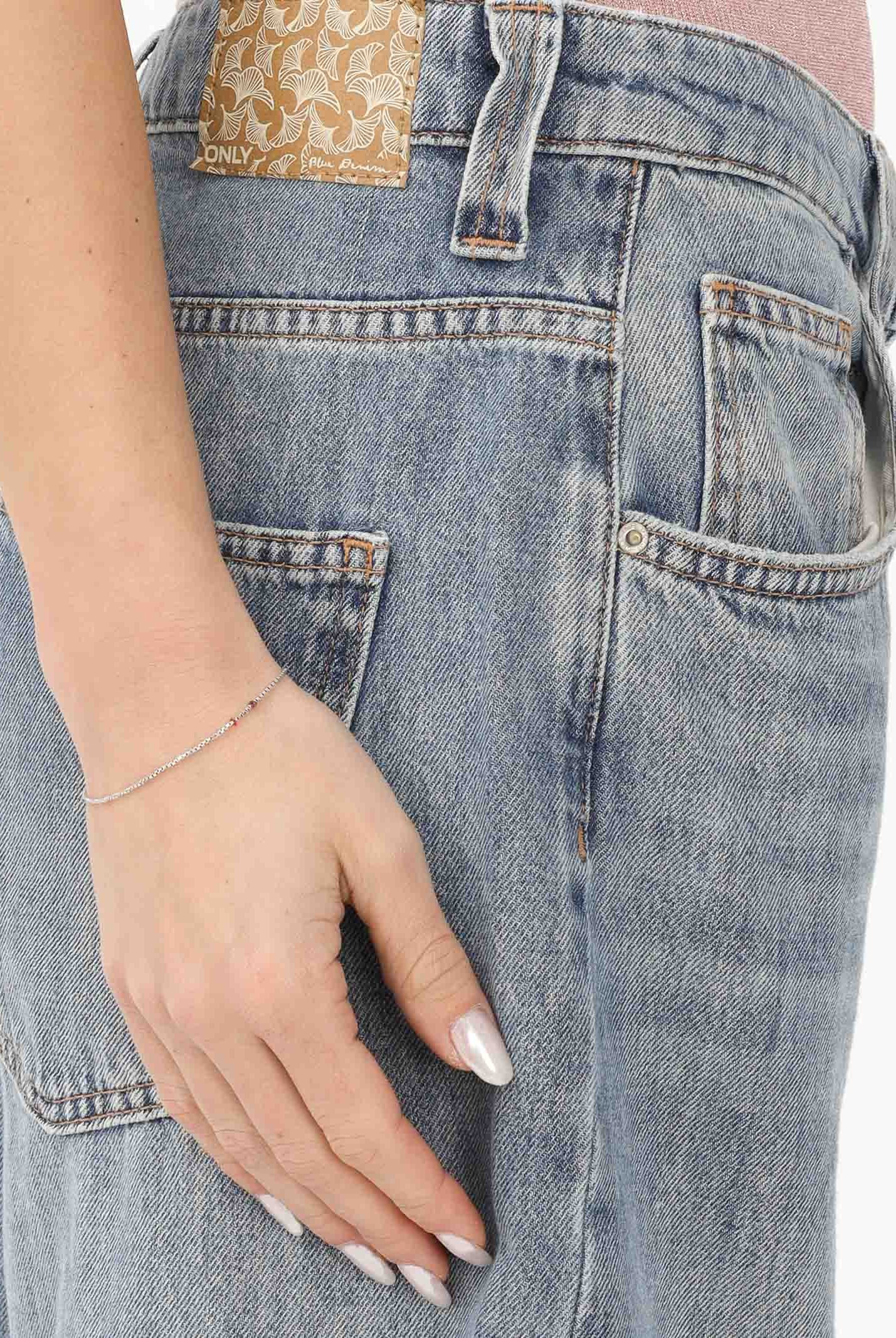 ONLY Jeans balloon in denim medio da donna 15364525 MEBL ONLY