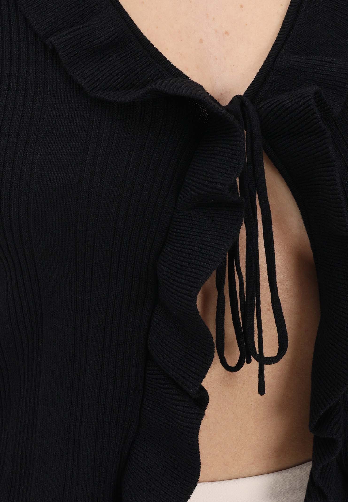ONLY Top in maglia nero da donna 15364832 BL ONLY