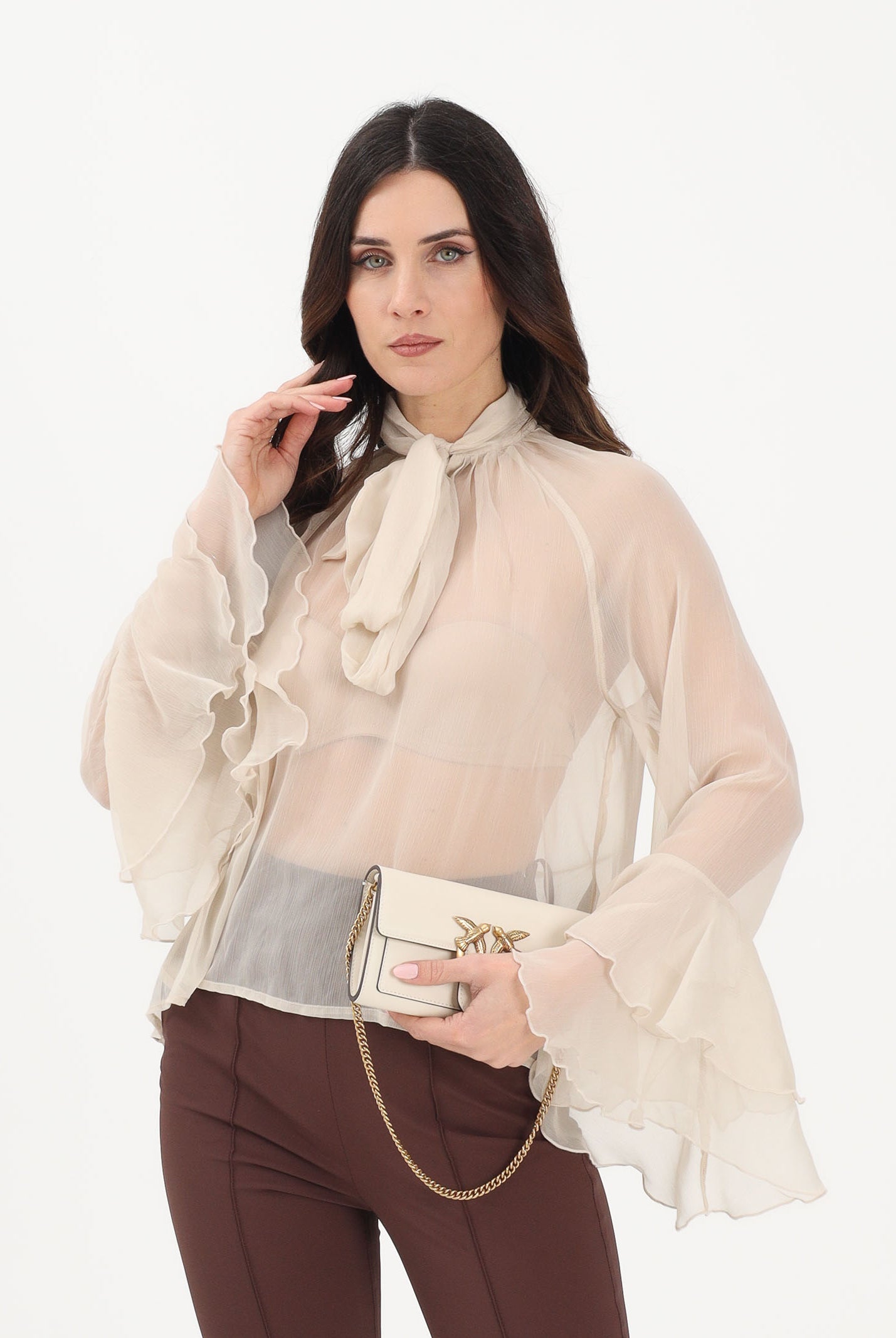 ONLY Blusa beige da donna 15367241 OXTA ONLY
