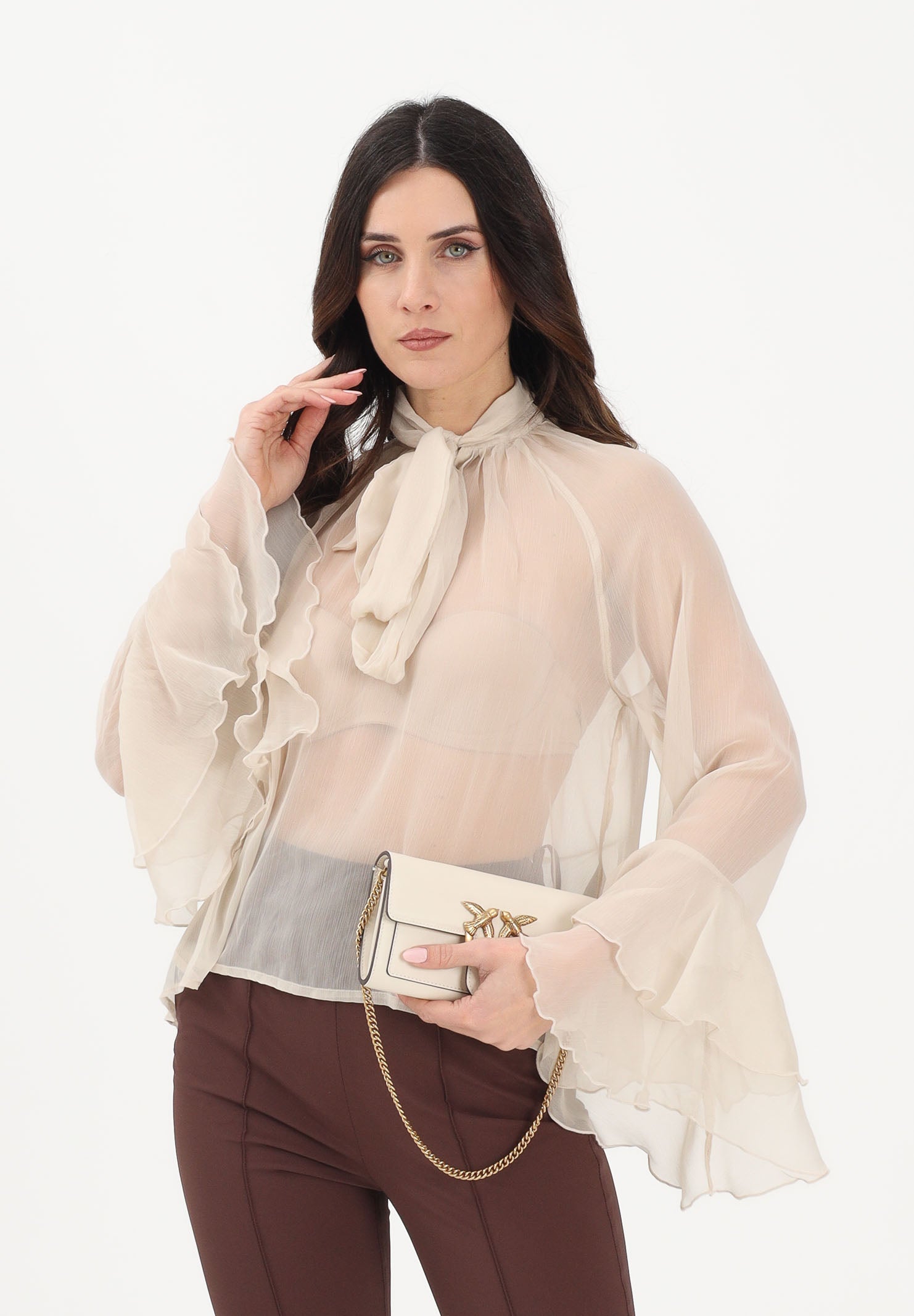 ONLY Blusa beige da donna 15367241 OXTA ONLY