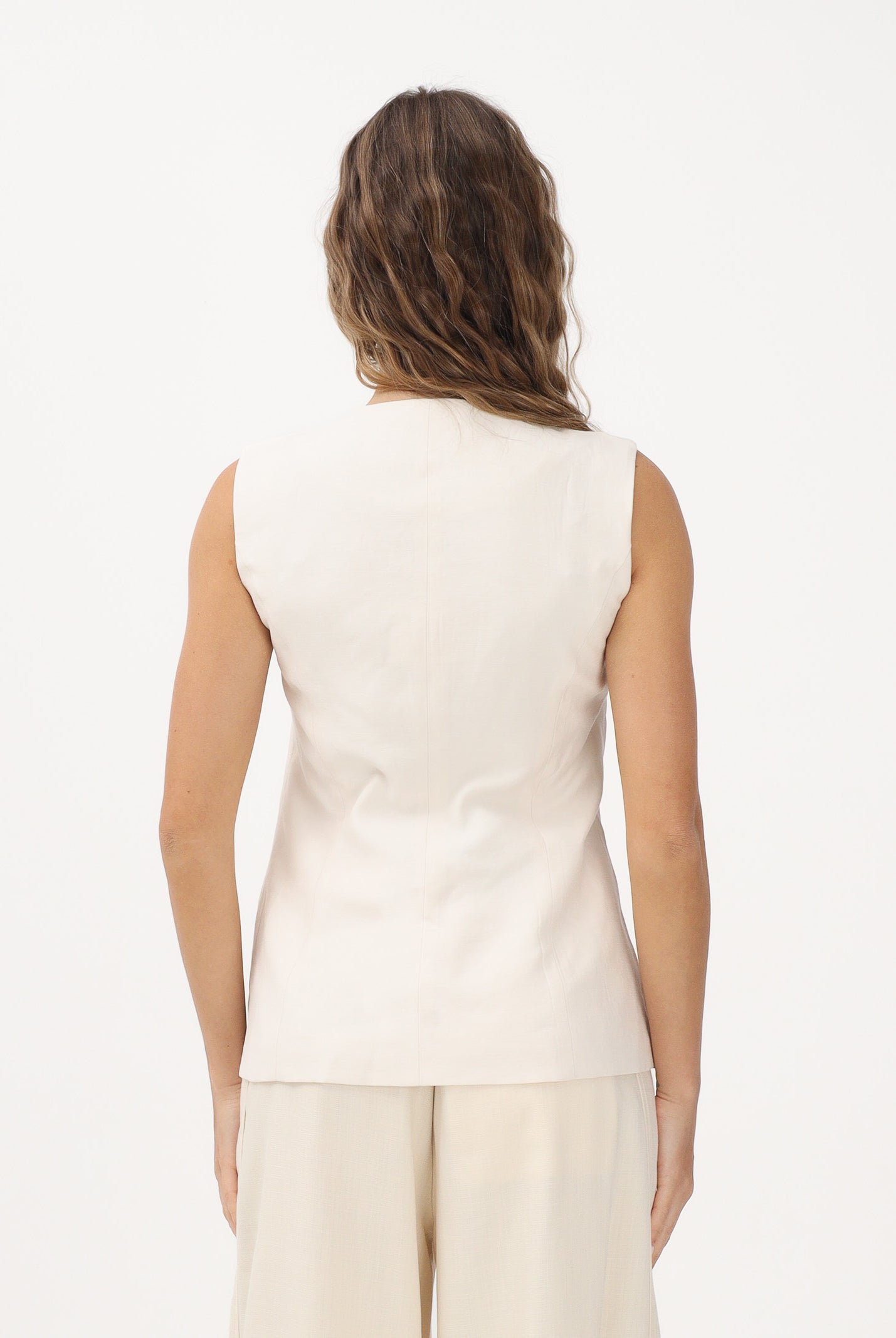 ONLY Gilet panna da donna 15367399 CLDA ONLY