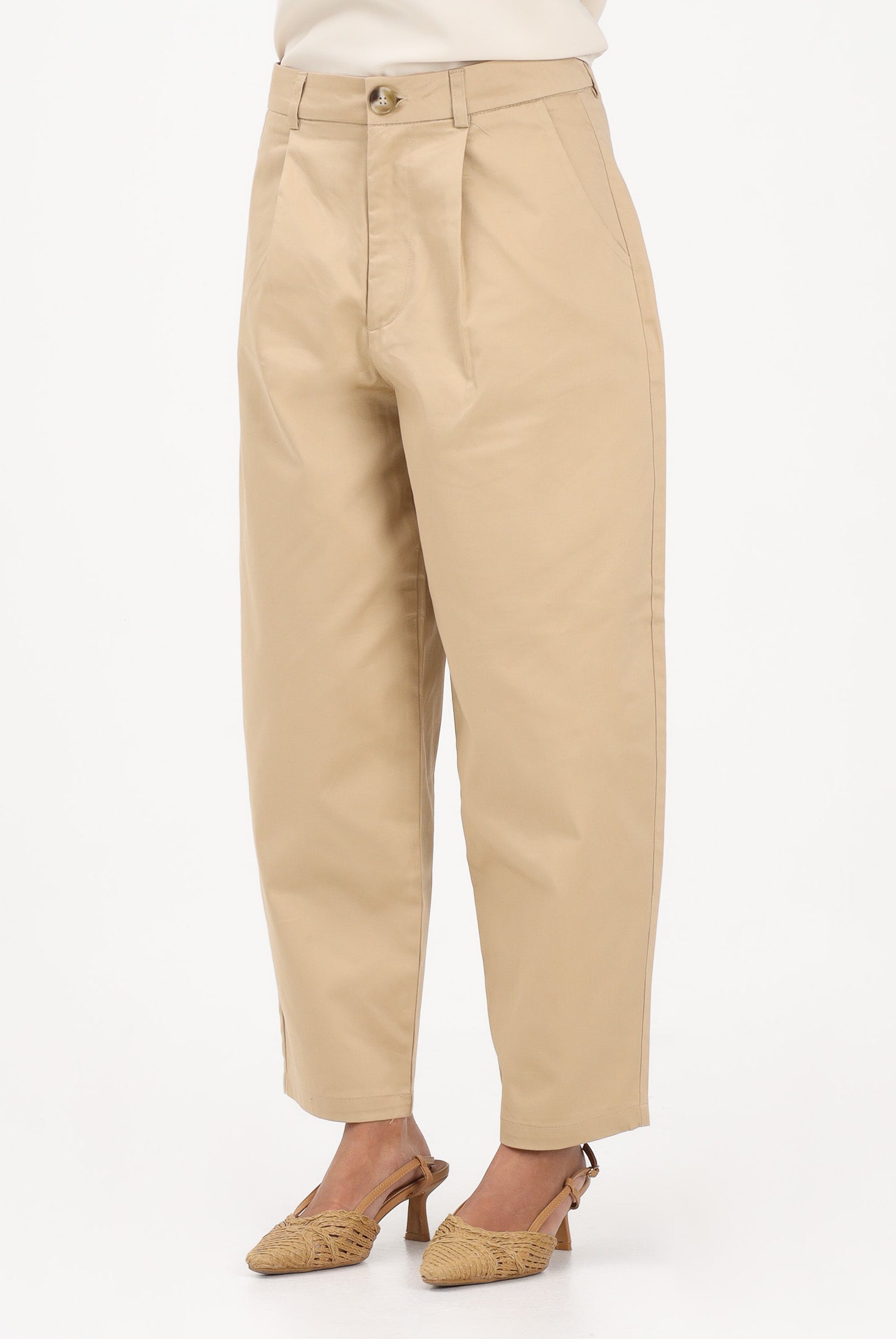 ONLY Pantalone chino beige da donna 15368213 IRCR ONLY