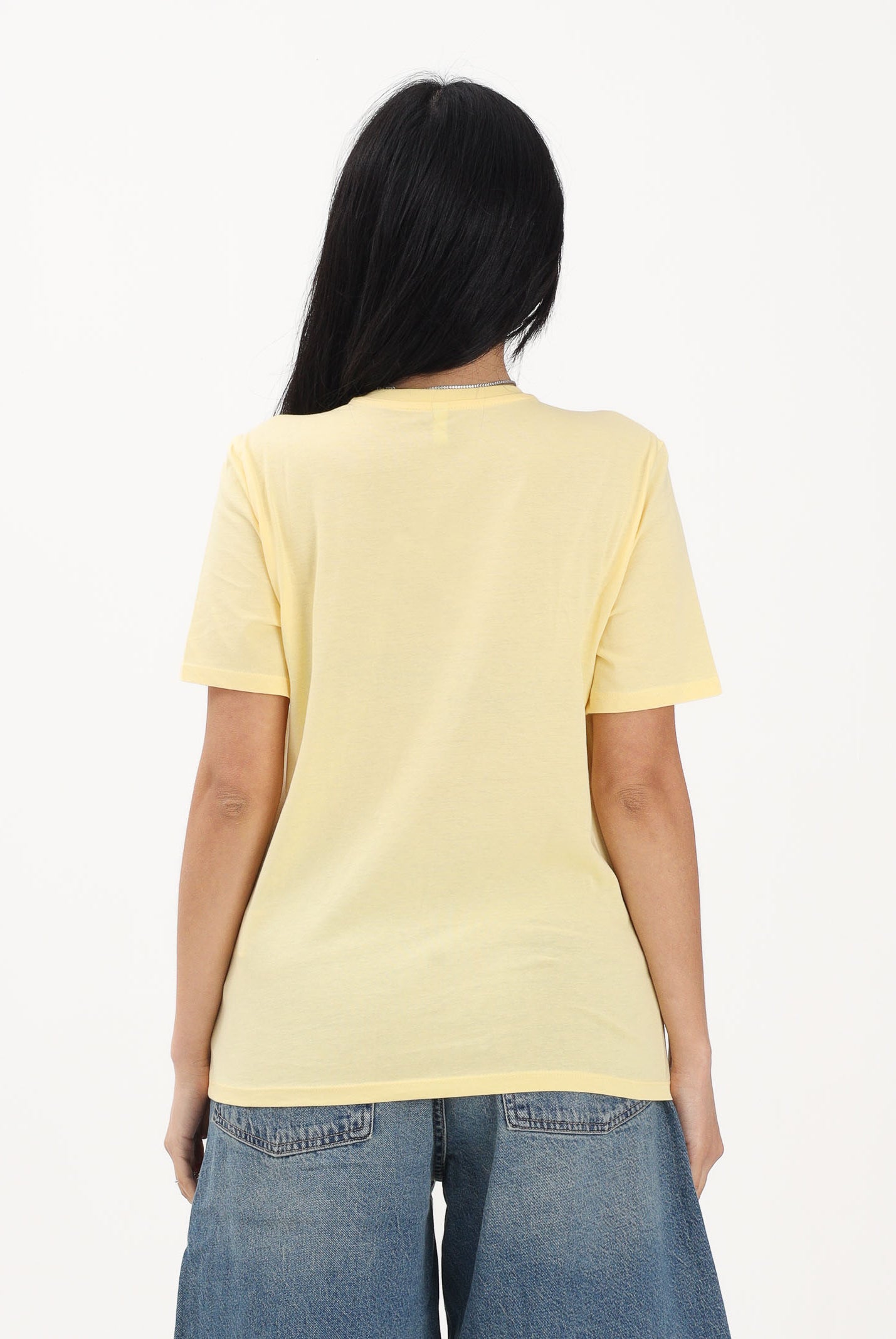 ONLY T-shirt a manica corta gialla da donna con ricamo 15368637 PABA ONLY