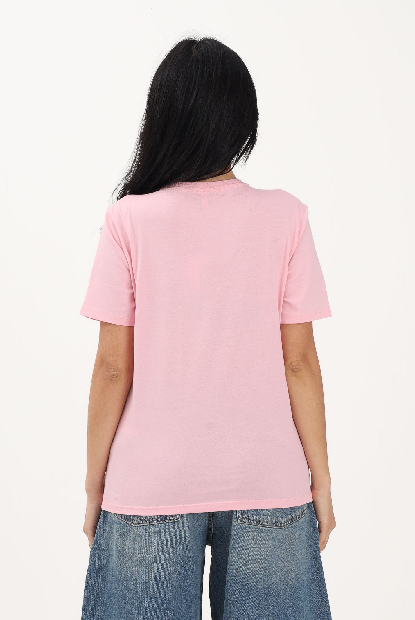 ONLY T-shirt a manica corta rosa da donna con ricamo 15368637 RORO ONLY