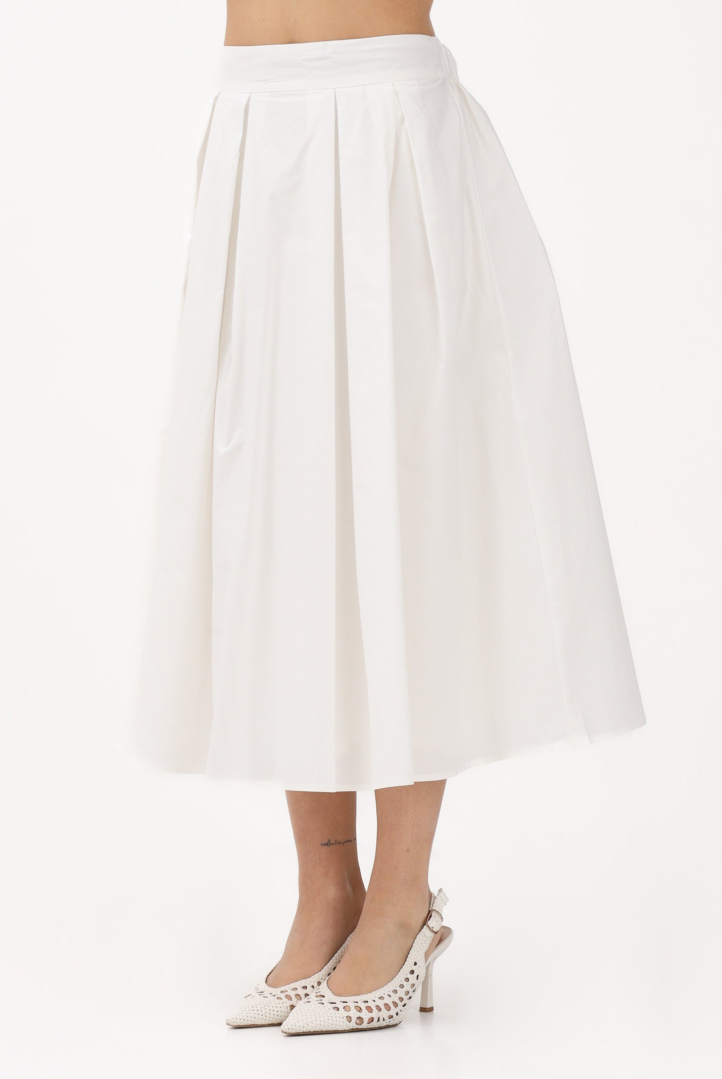 ONLY Gonna midi bianca da donna 15369555 CLDA ONLY