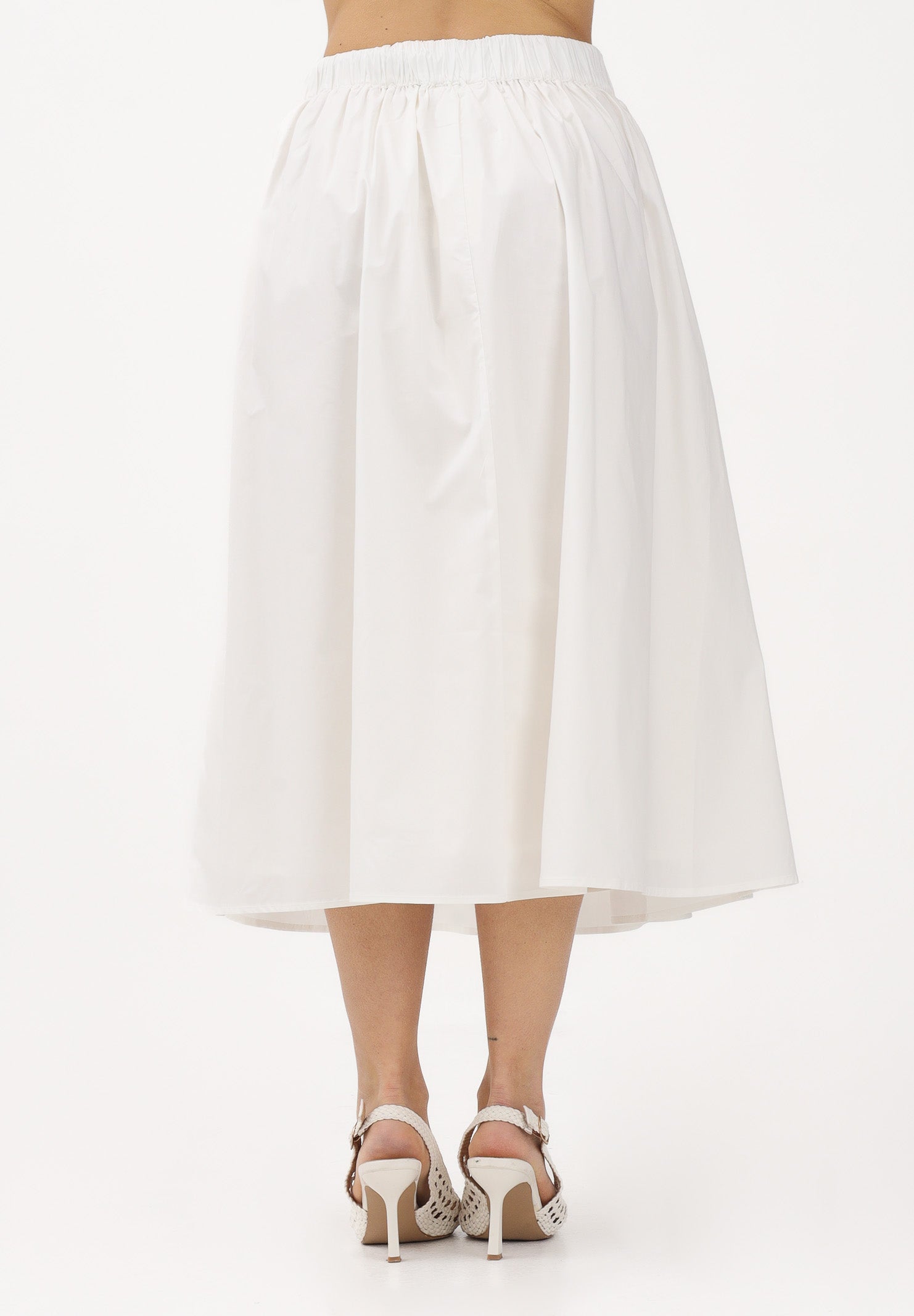 ONLY Gonna midi bianca da donna 15369555 CLDA ONLY
